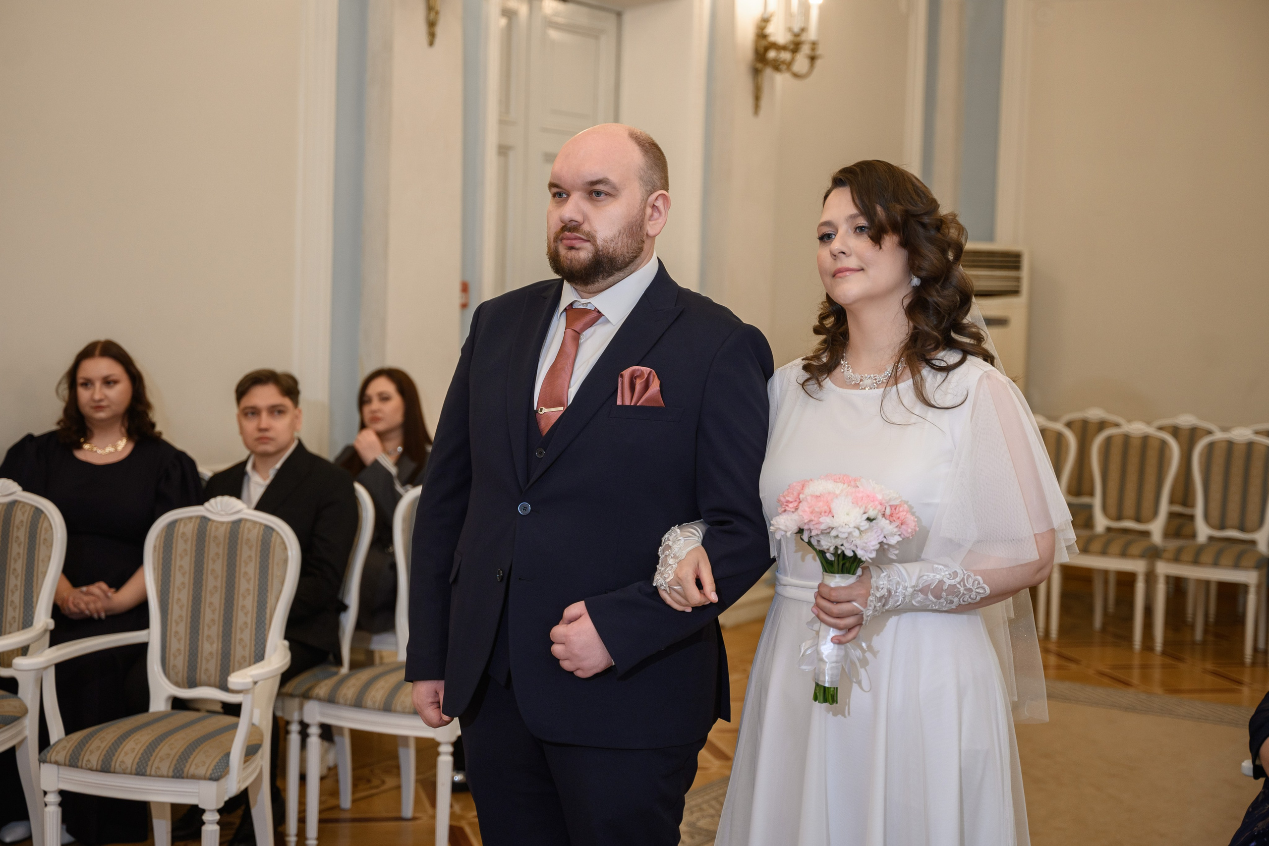 ЗАГС Кировского района СПб. Фотосъёмка в зале регистрации.