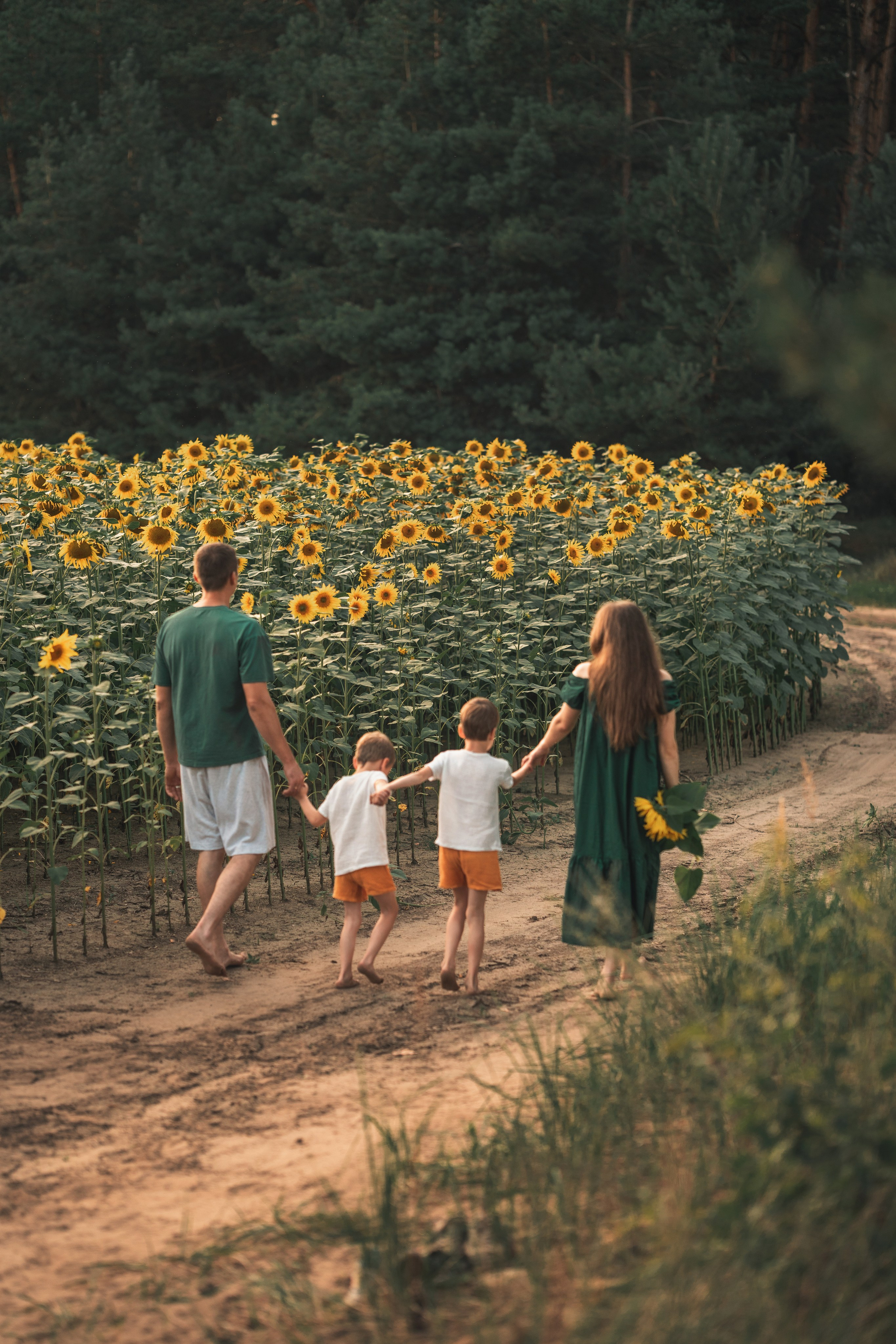 ПОДСОЛНУХИ. Семья Елизаветы. Фотограф Марта Козел. Гродно, Беларусь