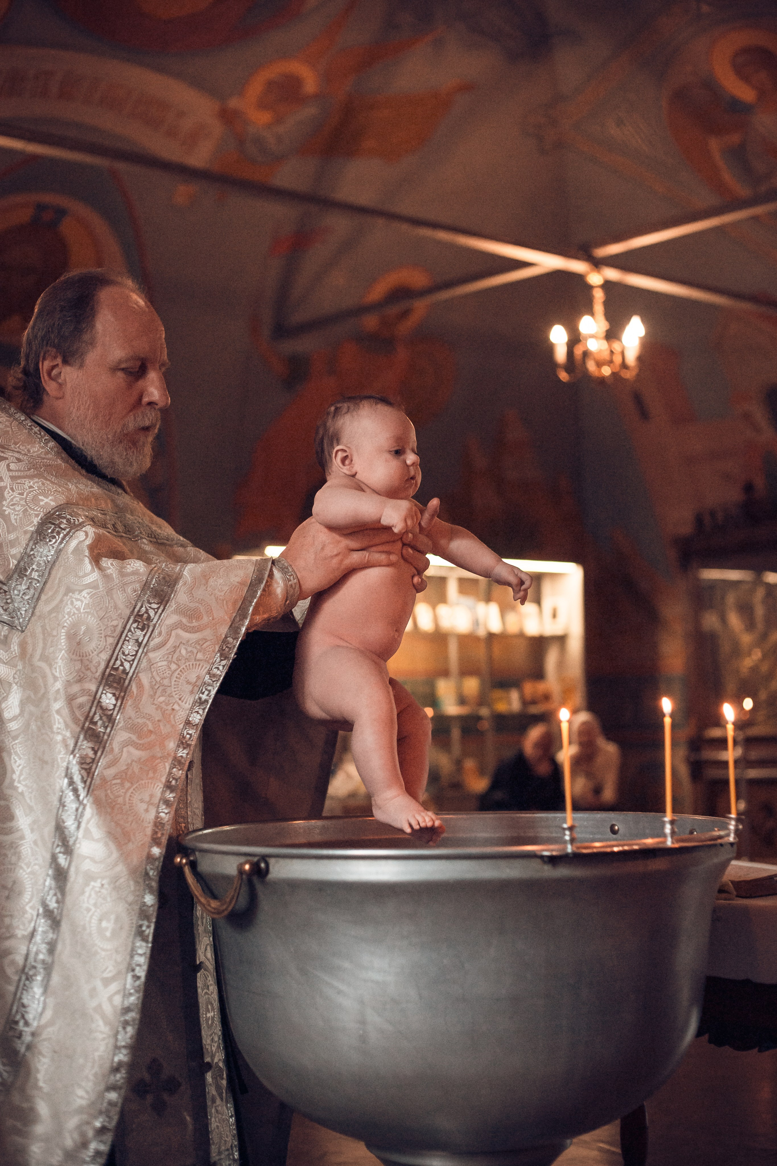 Крещение Артемия в Георгиевской церкви Калуги