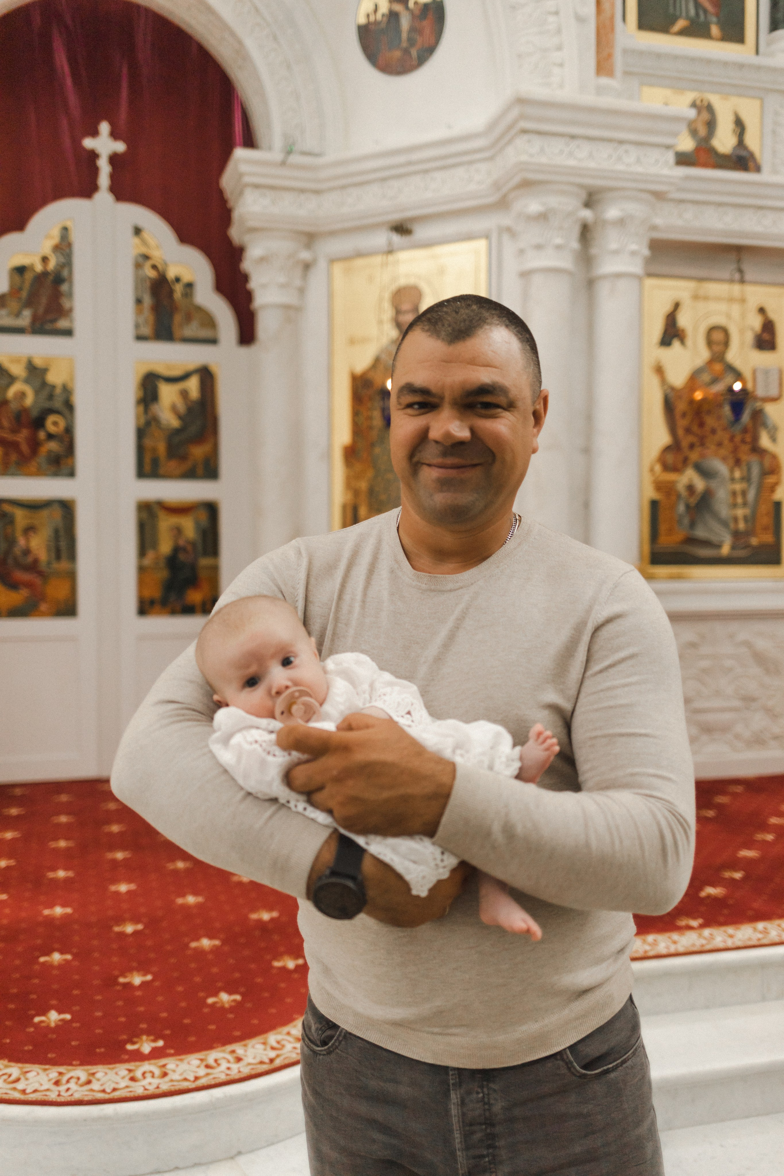 Крещение Стефании. Семейный фотограф в Москве