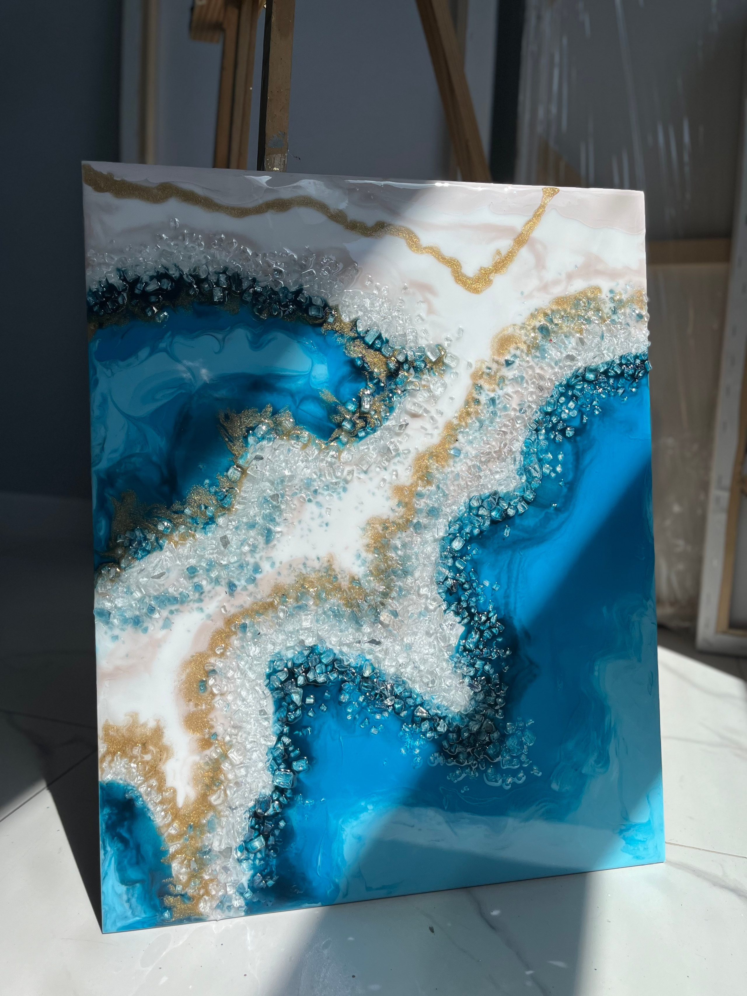 Мастер-класс. Эпоксидная смола. Художник-преподаватель Диляра Хабибуллина