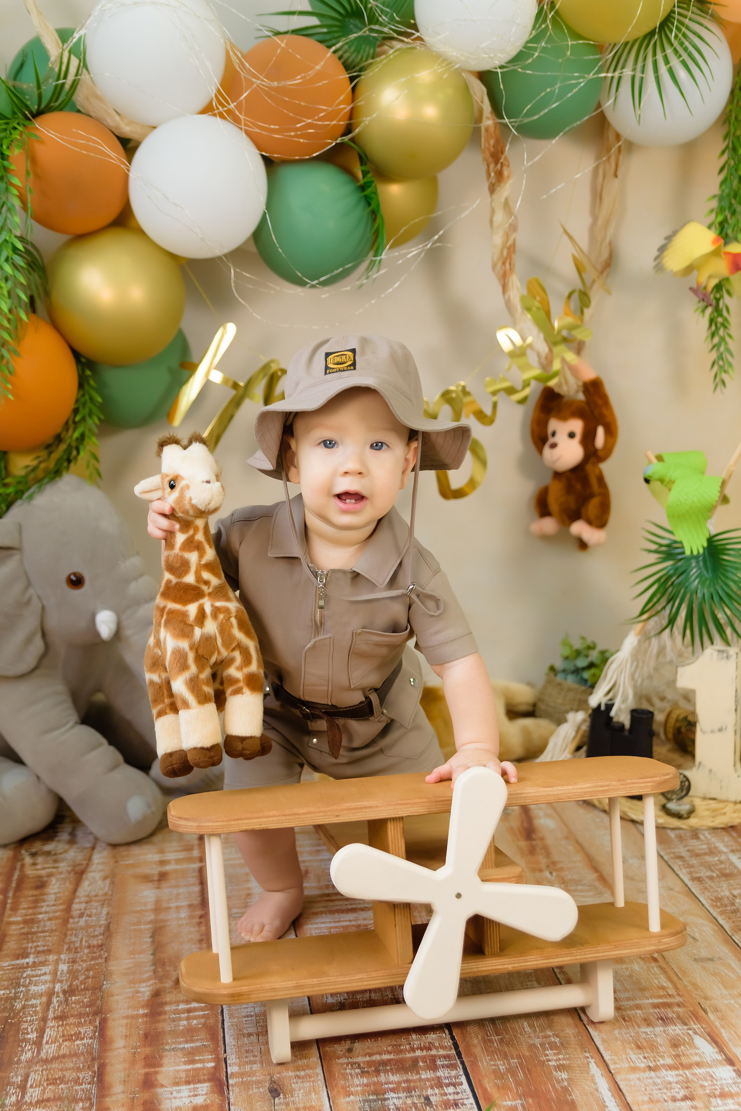 «Сафари» Костя 1 годик. Детский Фотограф |Фотограф на годик в Брянске Ирина Романова