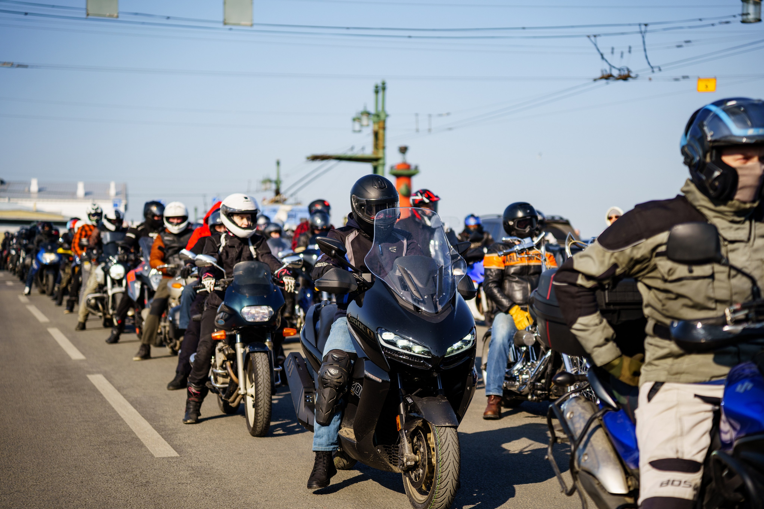 Прохват мотоклуба Norman Riders ч.1. Концертный и репортажный фотограф в Санкт-Петербурге Слава Пахомов