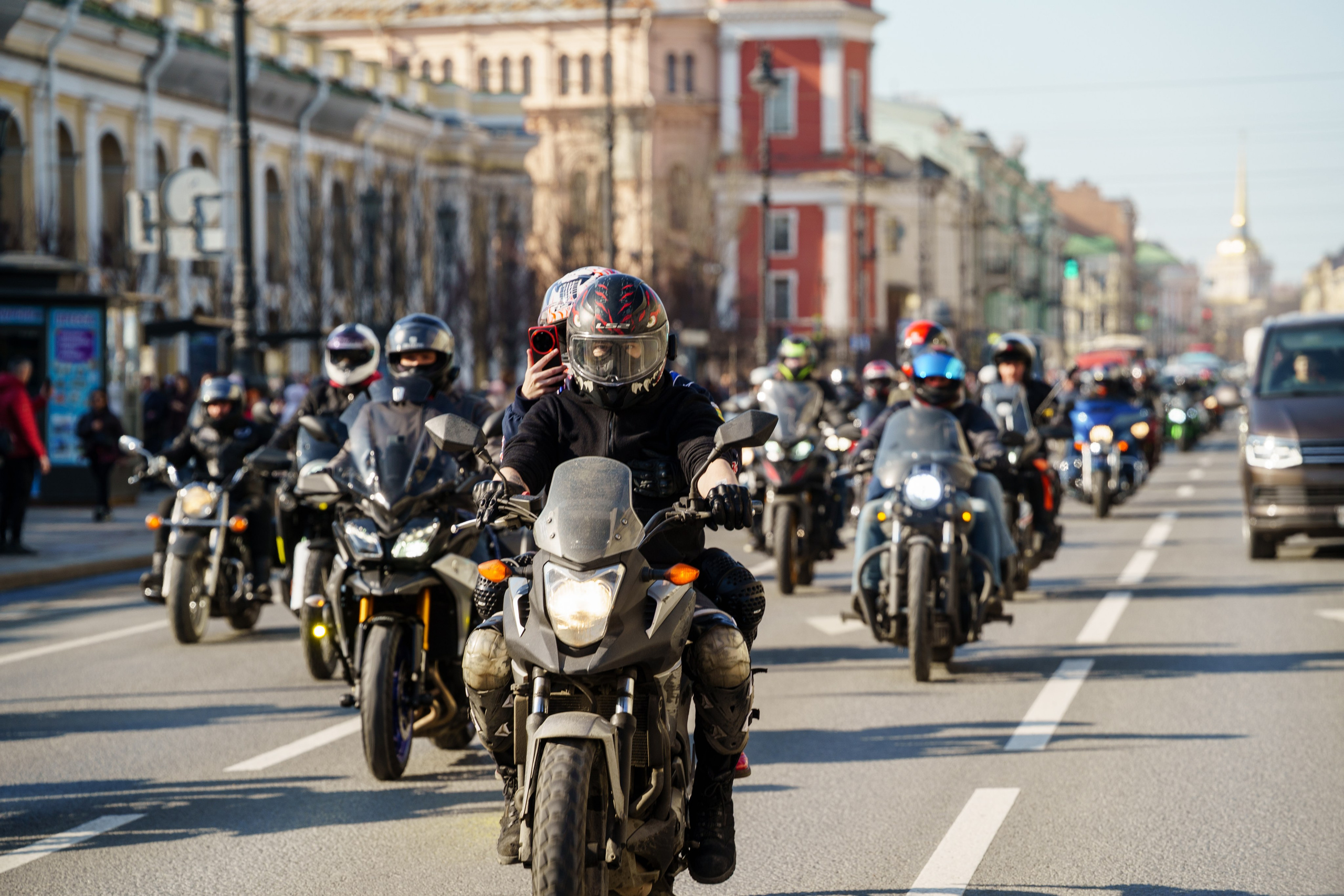 Прохват мотоклуба Norman Riders ч.1. Концертный и репортажный фотограф в Санкт-Петербурге Слава Пахомов