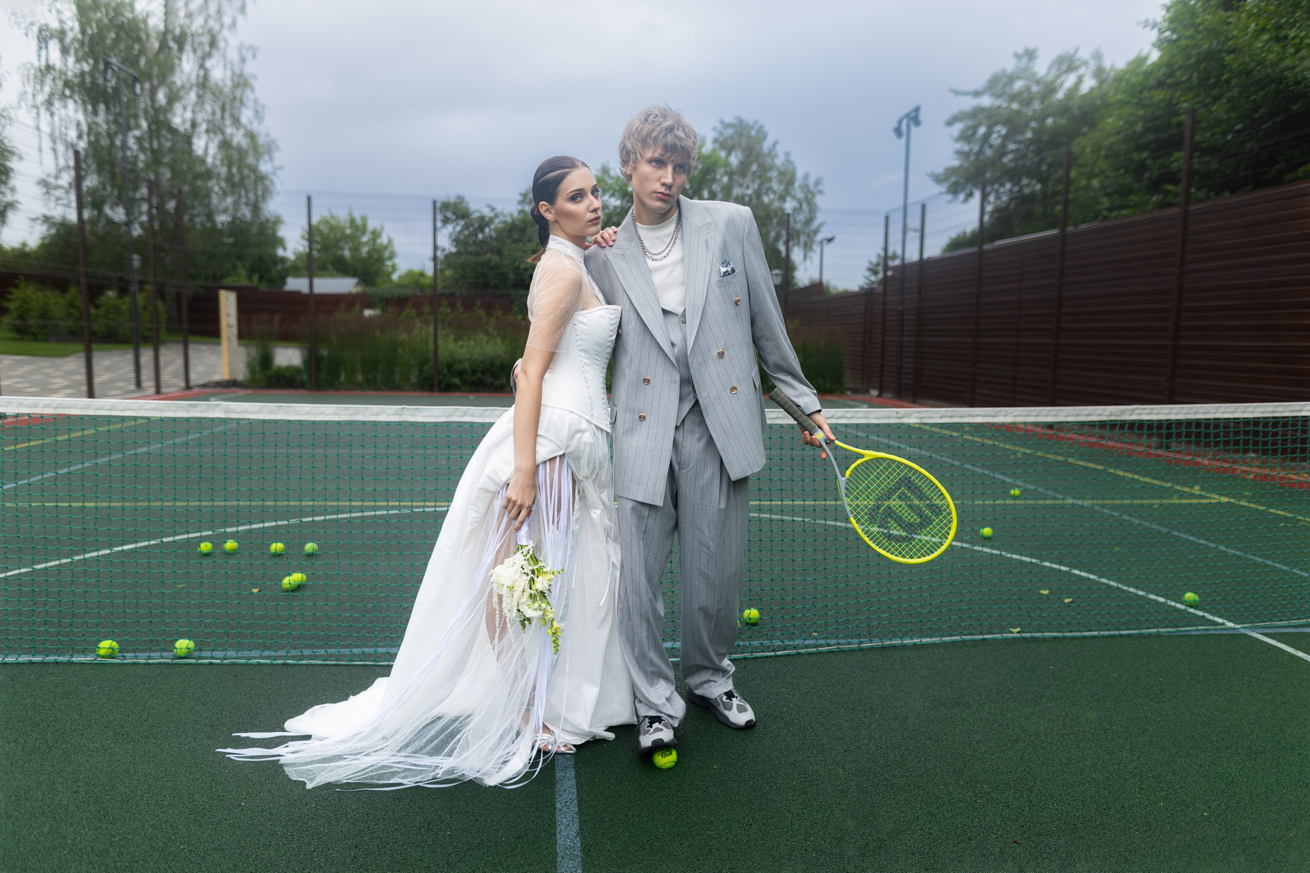 Александр и Эля. Теннис и свадьба. Почему бы и нет?. Дмитрий Шульгин, портретный фотограф в Воронеже