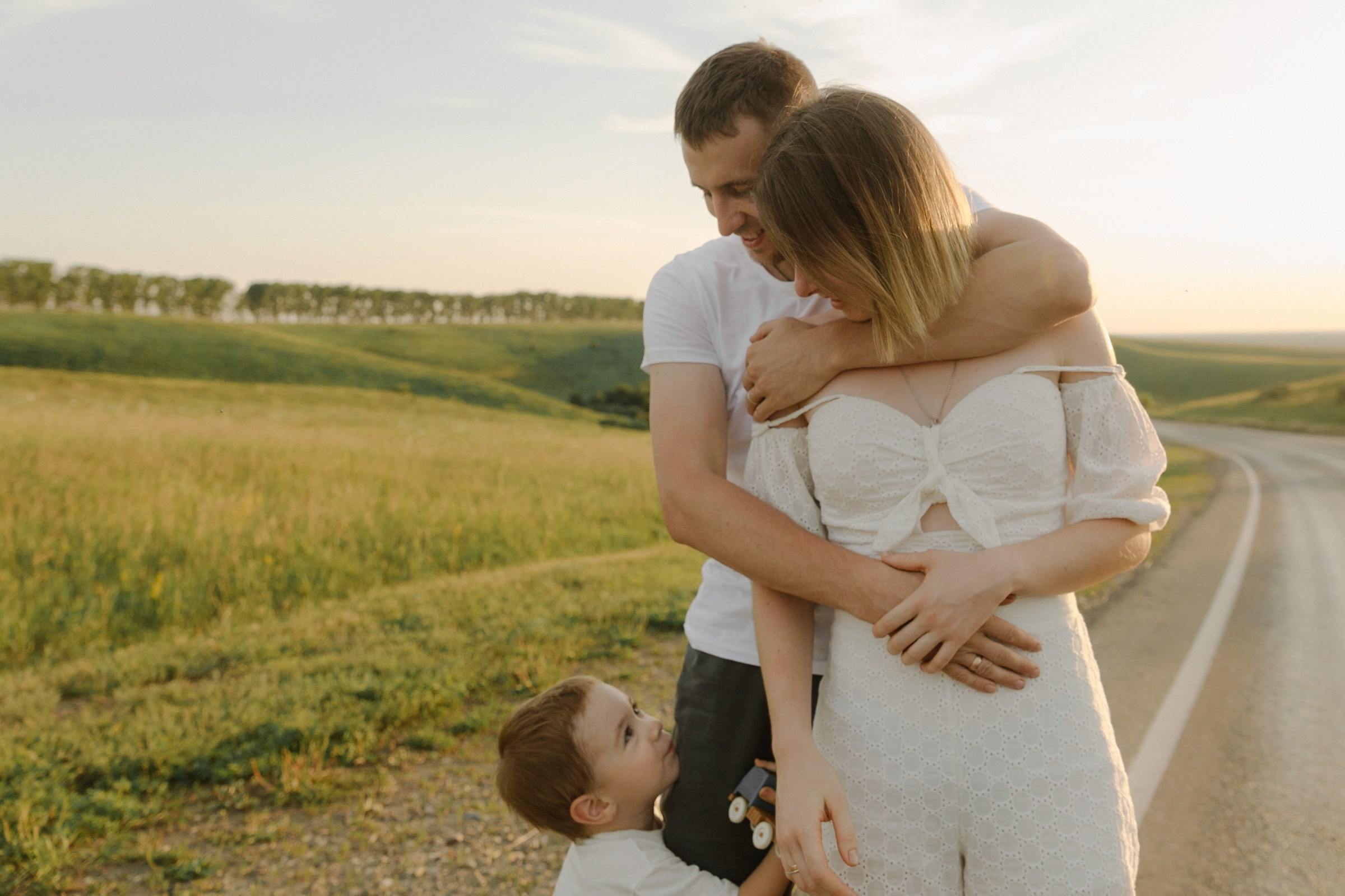 Виталя, Аня и Мирон. Фотограф Любовь Щербинина