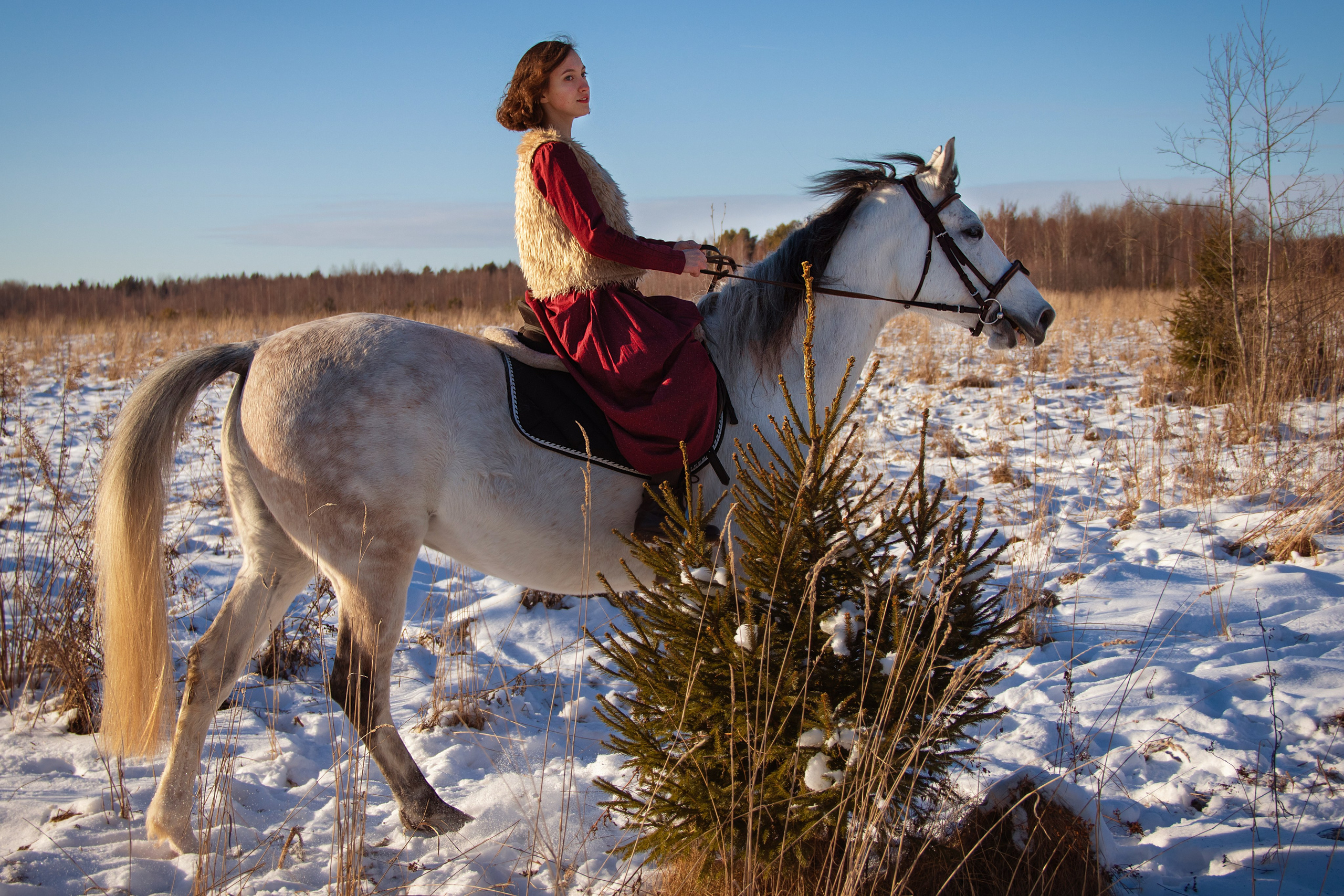 Юная красавица на коне. Фотограф в Москве Юлия Карпова