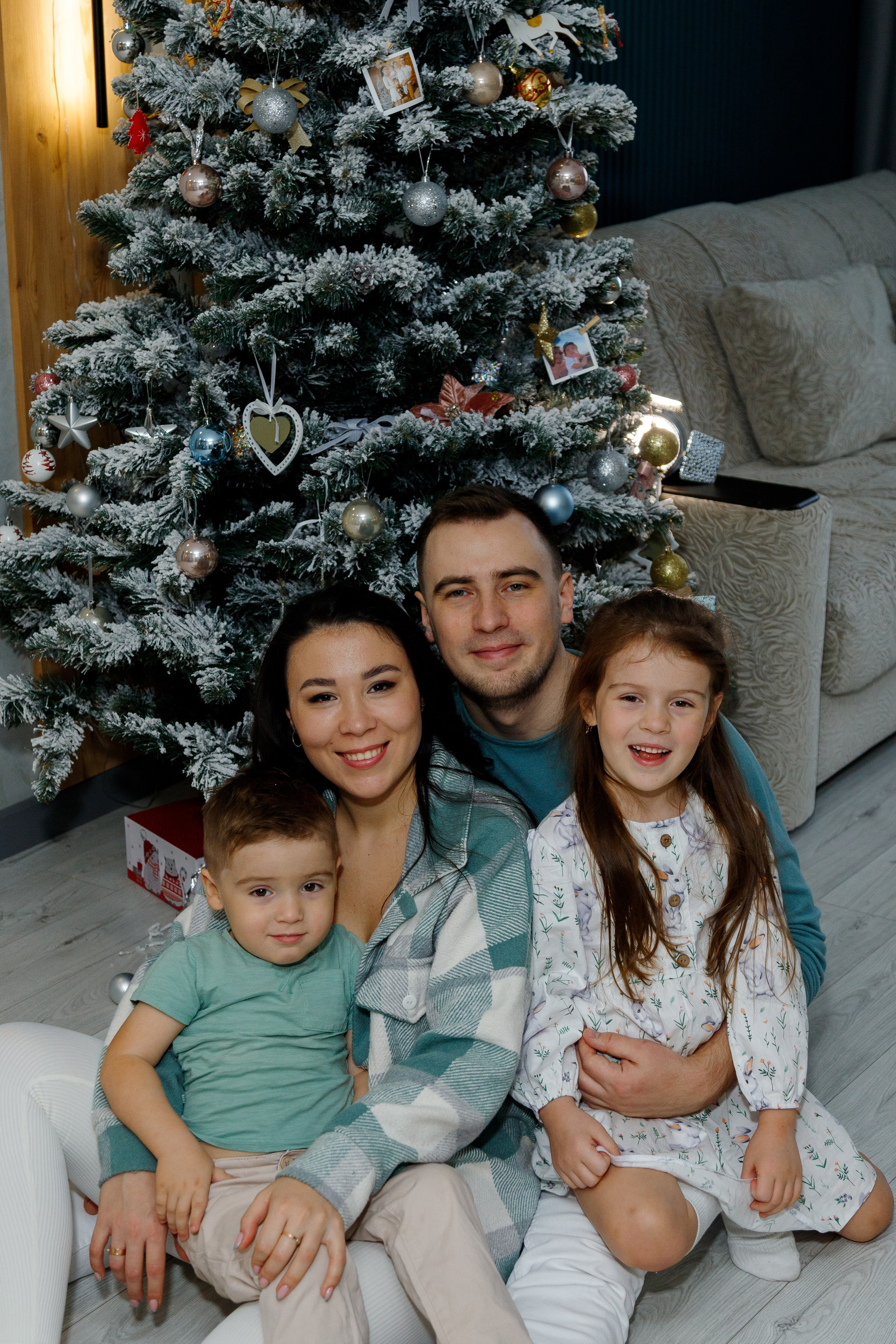 Предновогодняя домашняя фотосессия. Фотограф Александра Сыщенко