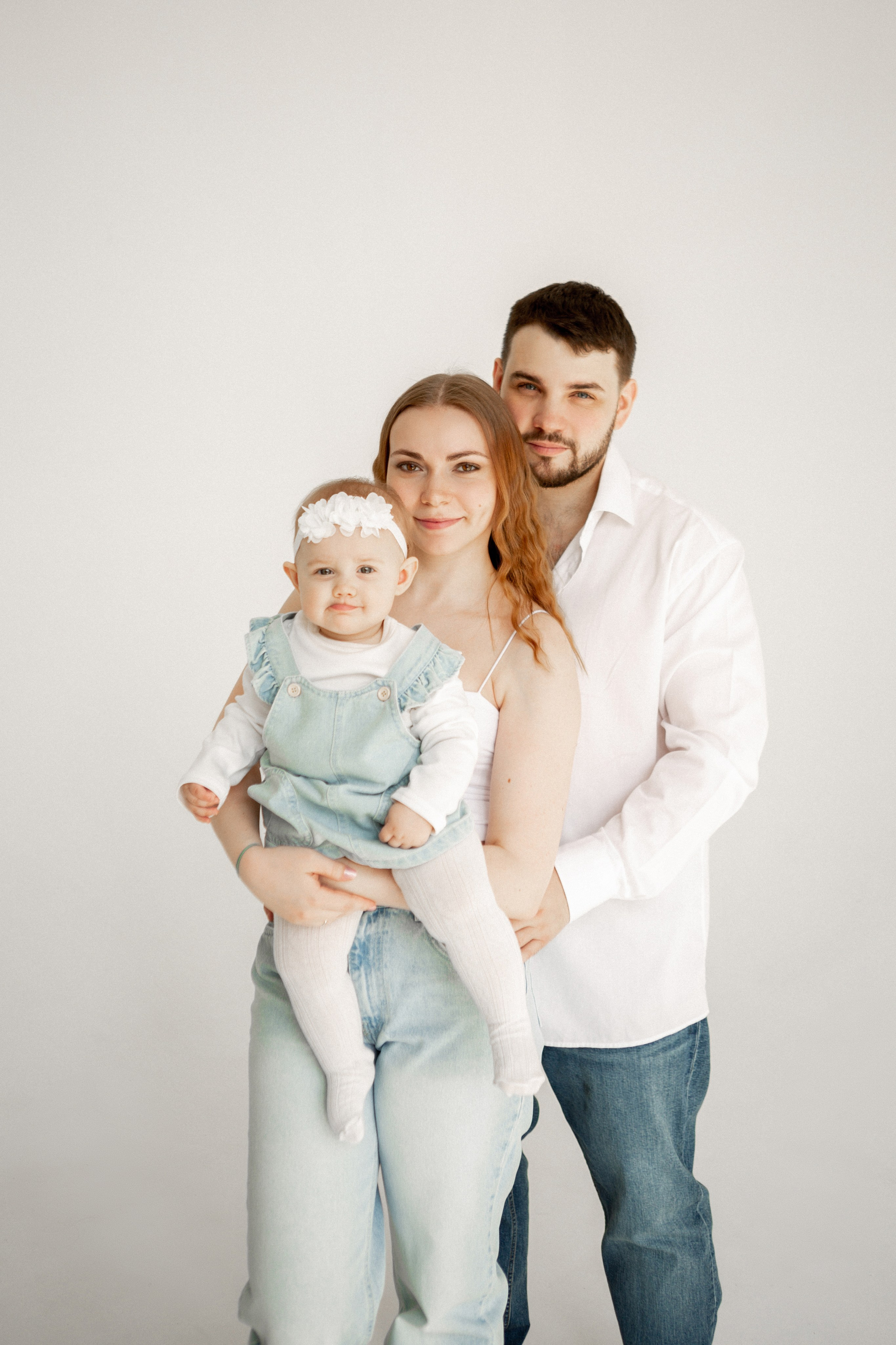 Семейная фотосессия в стиле минимализм