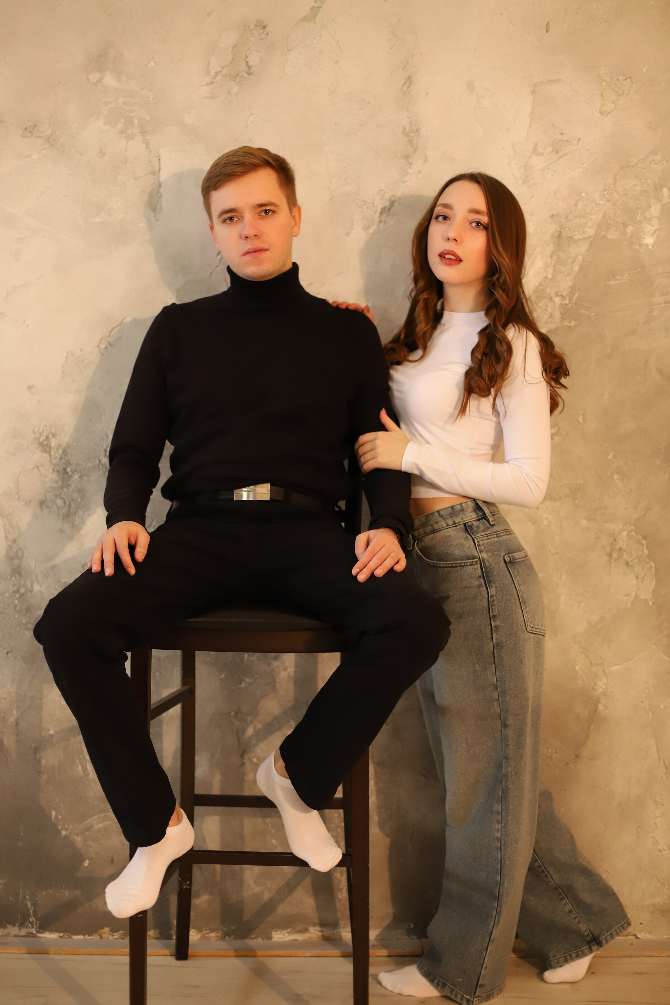 Лавстори в студии). Фотограф в Москве Елена Дроботя