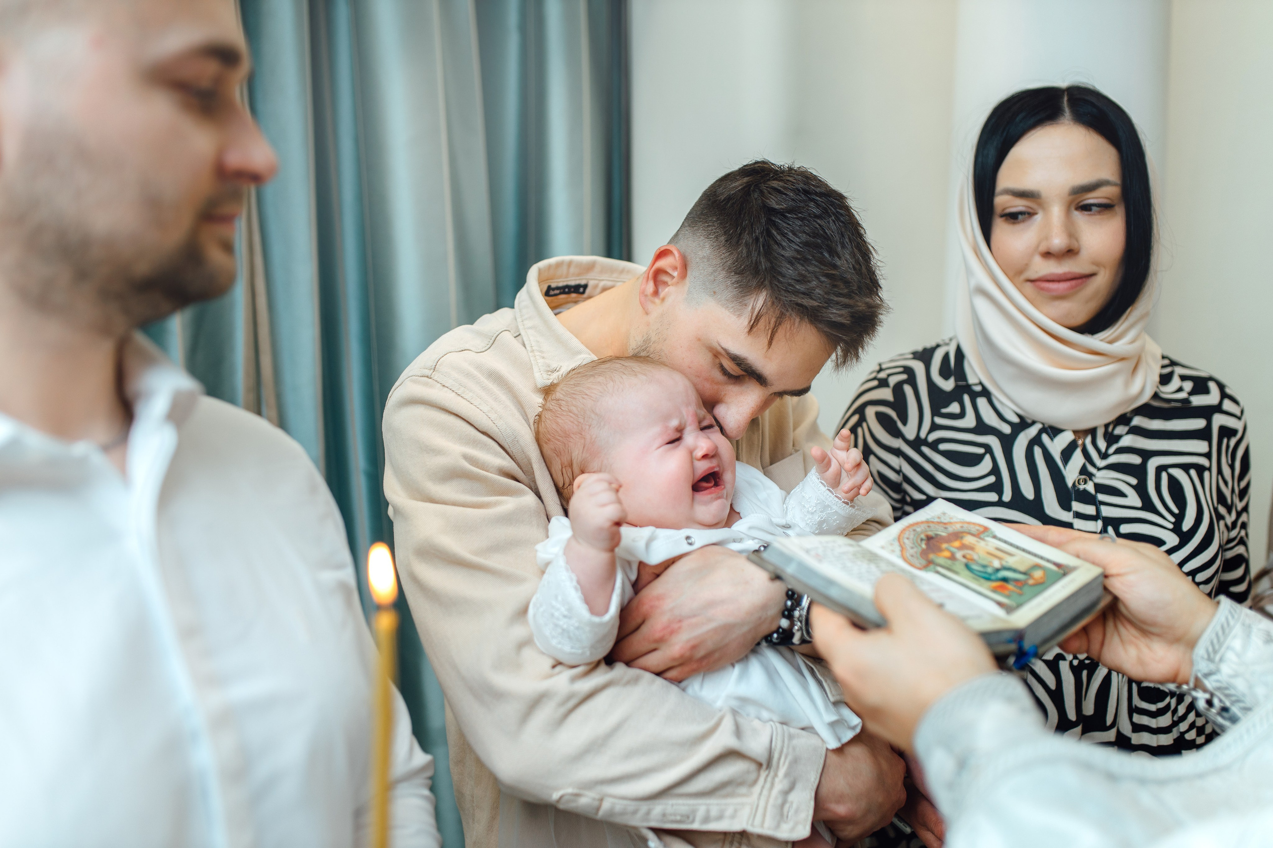 Таинство крещения Софии, апрель 2024