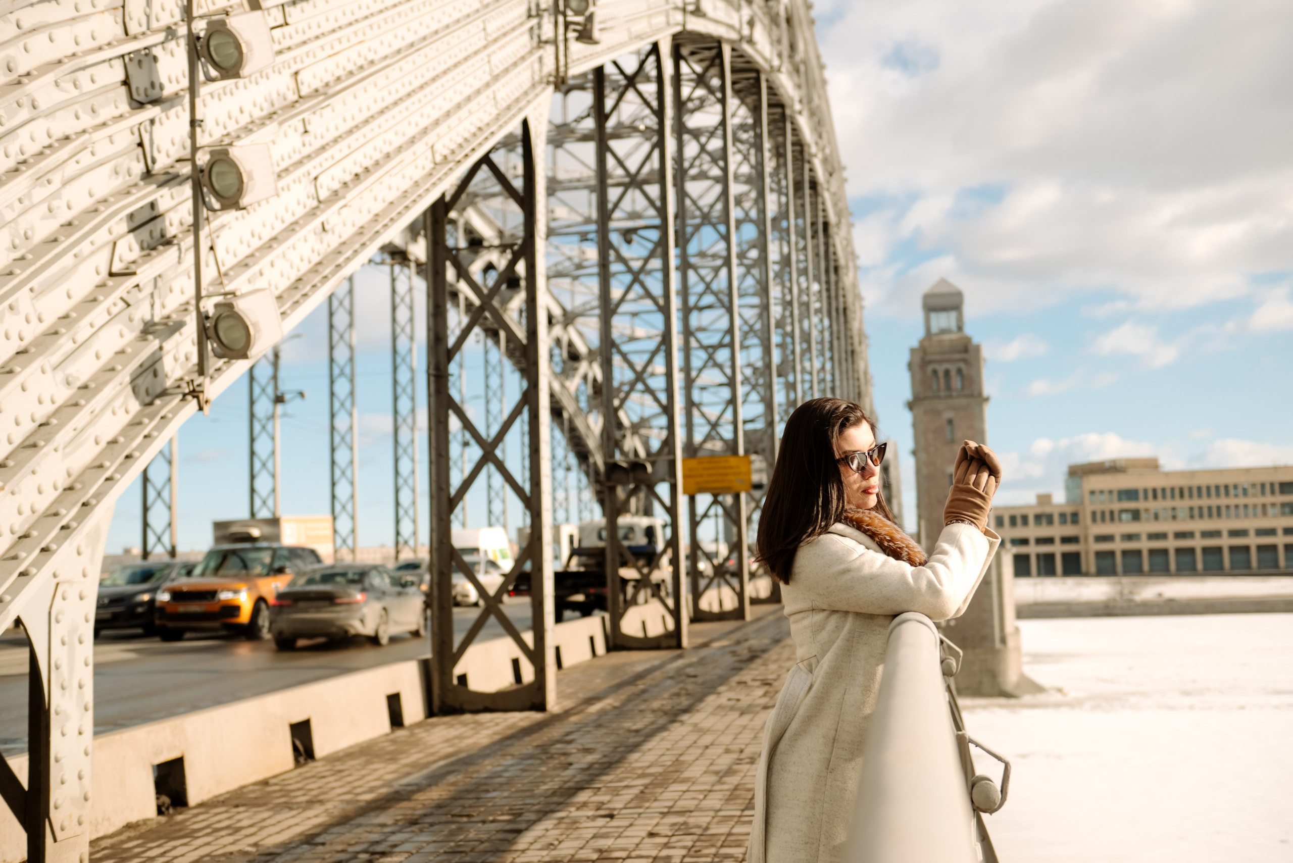 Большеохтинский мост. Свадебный и сеейный фотограф в Санкт-Петербурге Елена Худякова