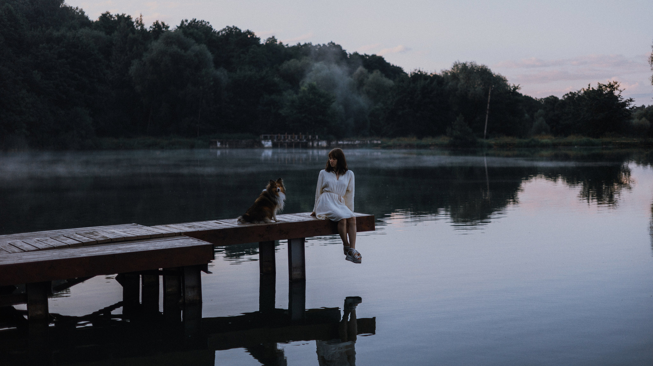 Аня и Скай. Фотограф-анималист Богданова Полина
