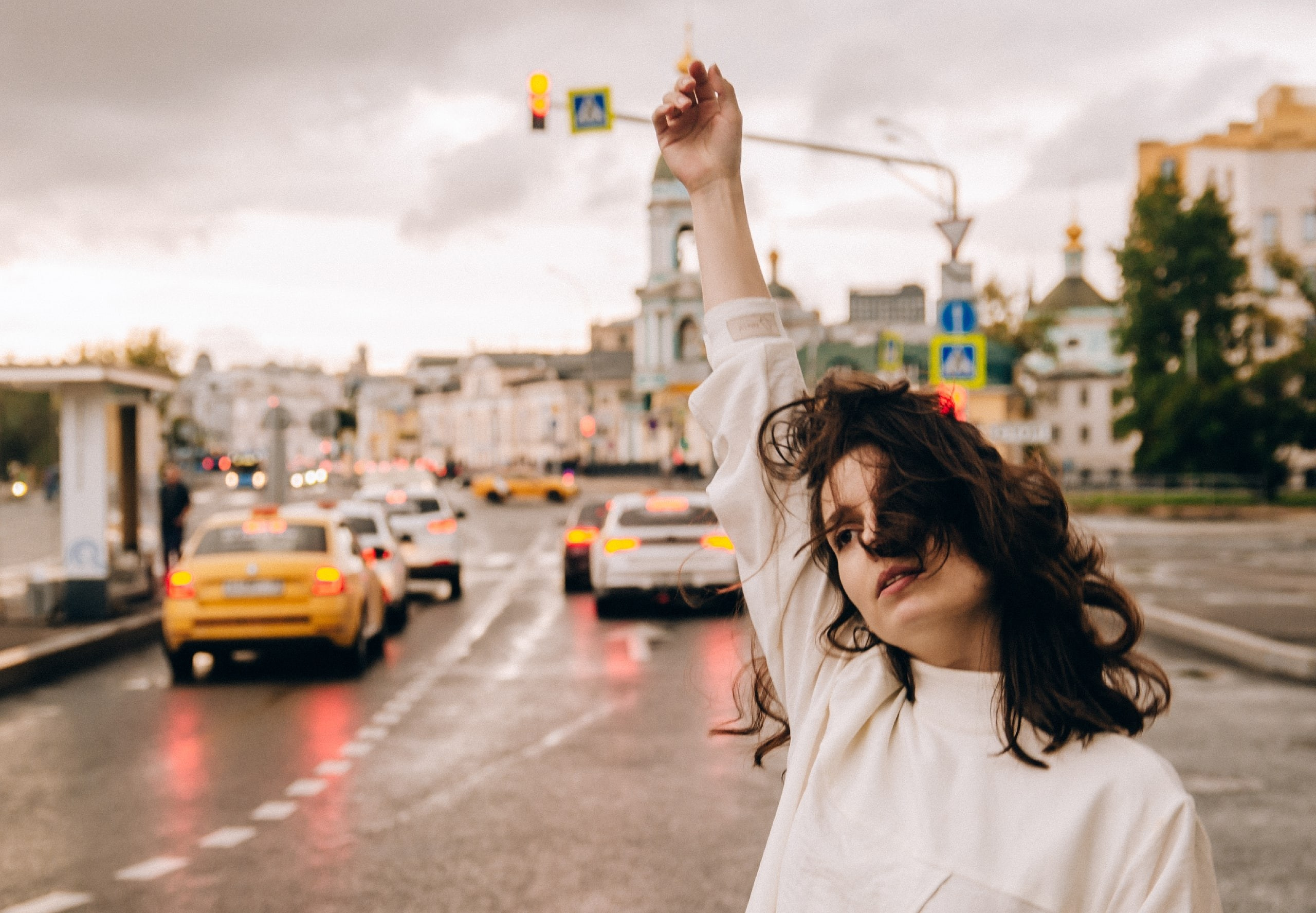 Марина Нагорнова, фотосессия Москва, уличная фотосессия, фотосессия на улицах Москвы