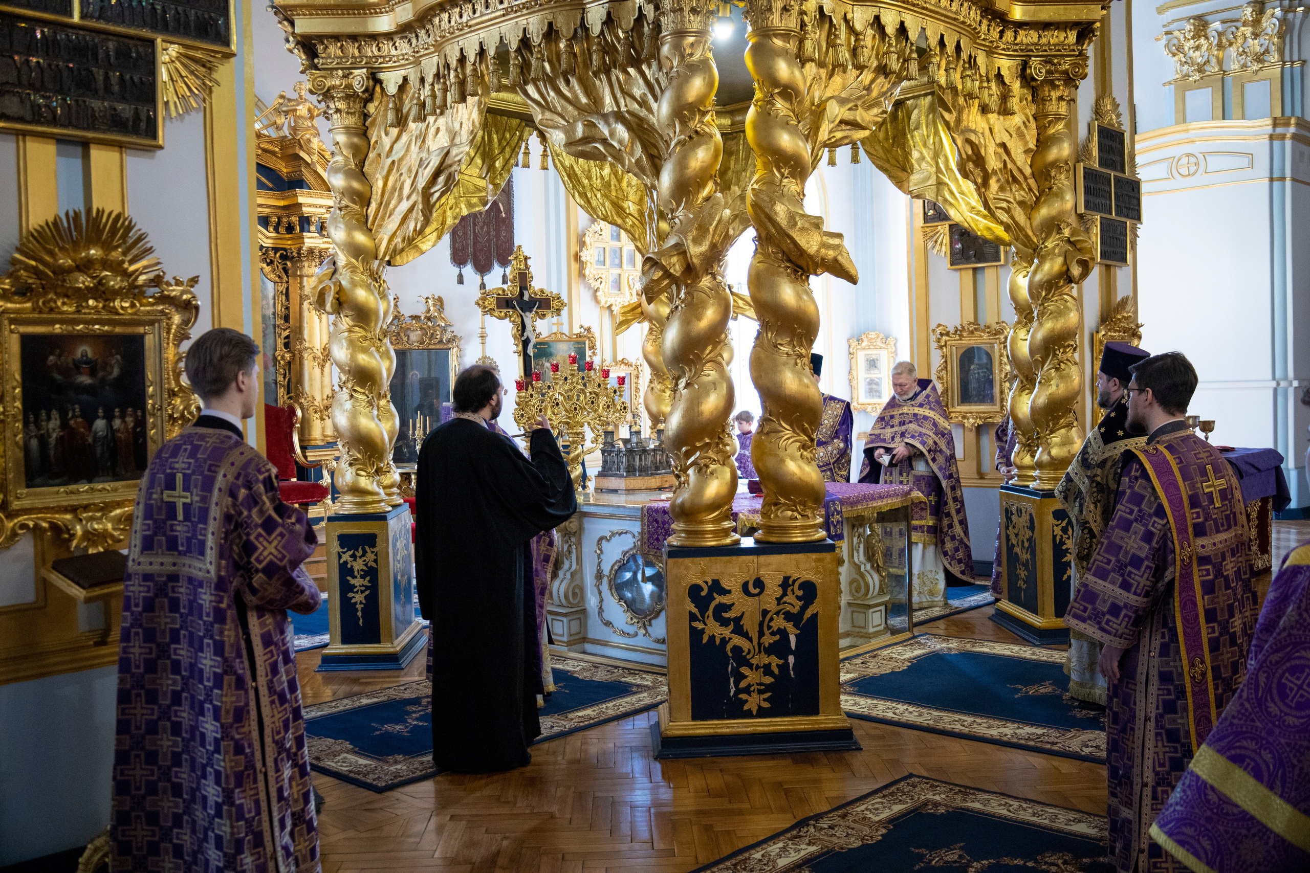 НЕДЕЛЯ ПРЕПОДОБНОГО ИОАННА ЛЕСТВИЧНИКА. ДЕНЬ ПАМЯТИ ПРЕПОДОБНОГО АЛЕКСИЯ, ЧЕЛОВЕКА БОЖИЕГО. НИКОЛО-БОГОЯВЛЕНСКИЙ МОРСКОЙ СОБОР