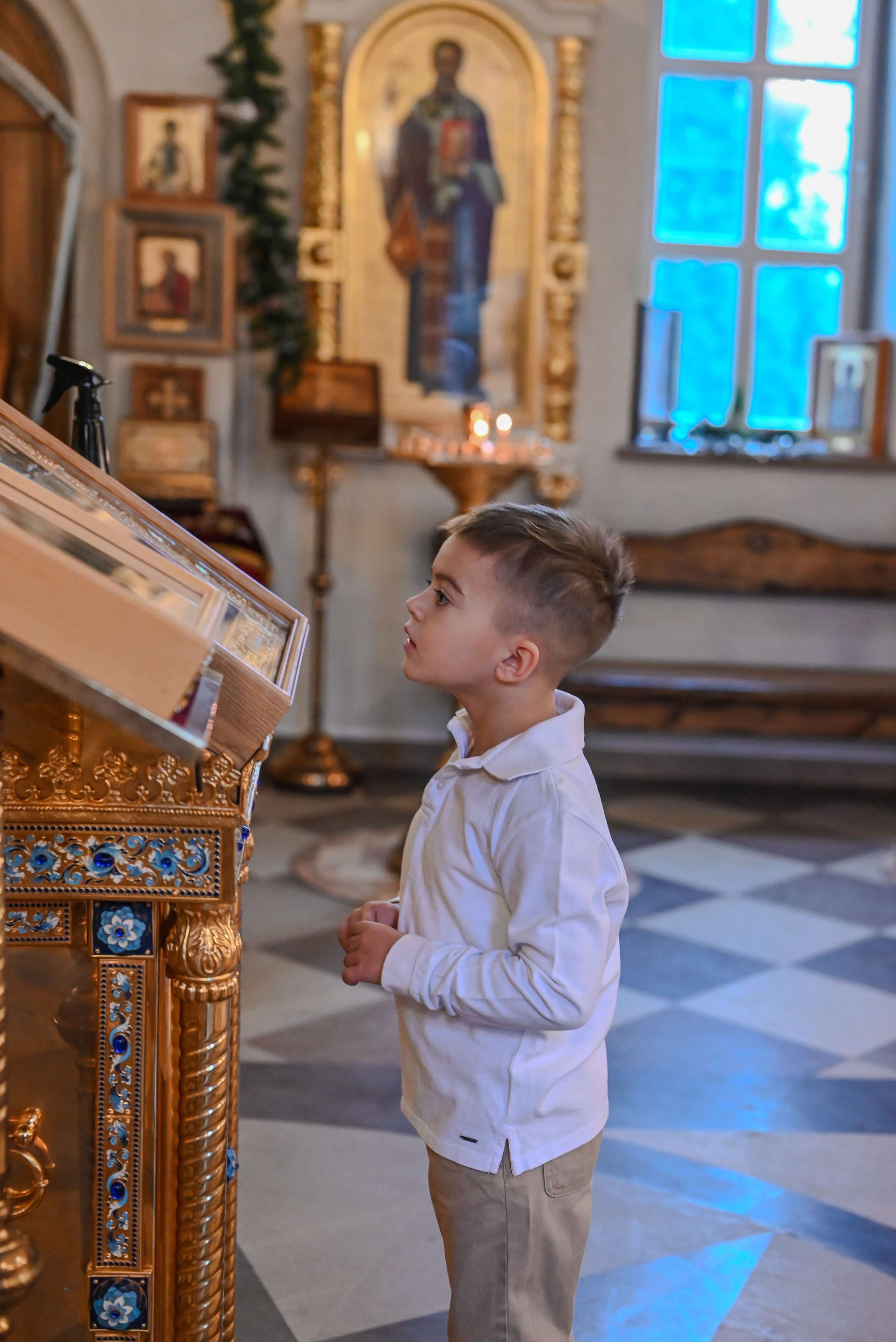 Крещение Совхоз Ленина. Семейный и детский фотограф Москва