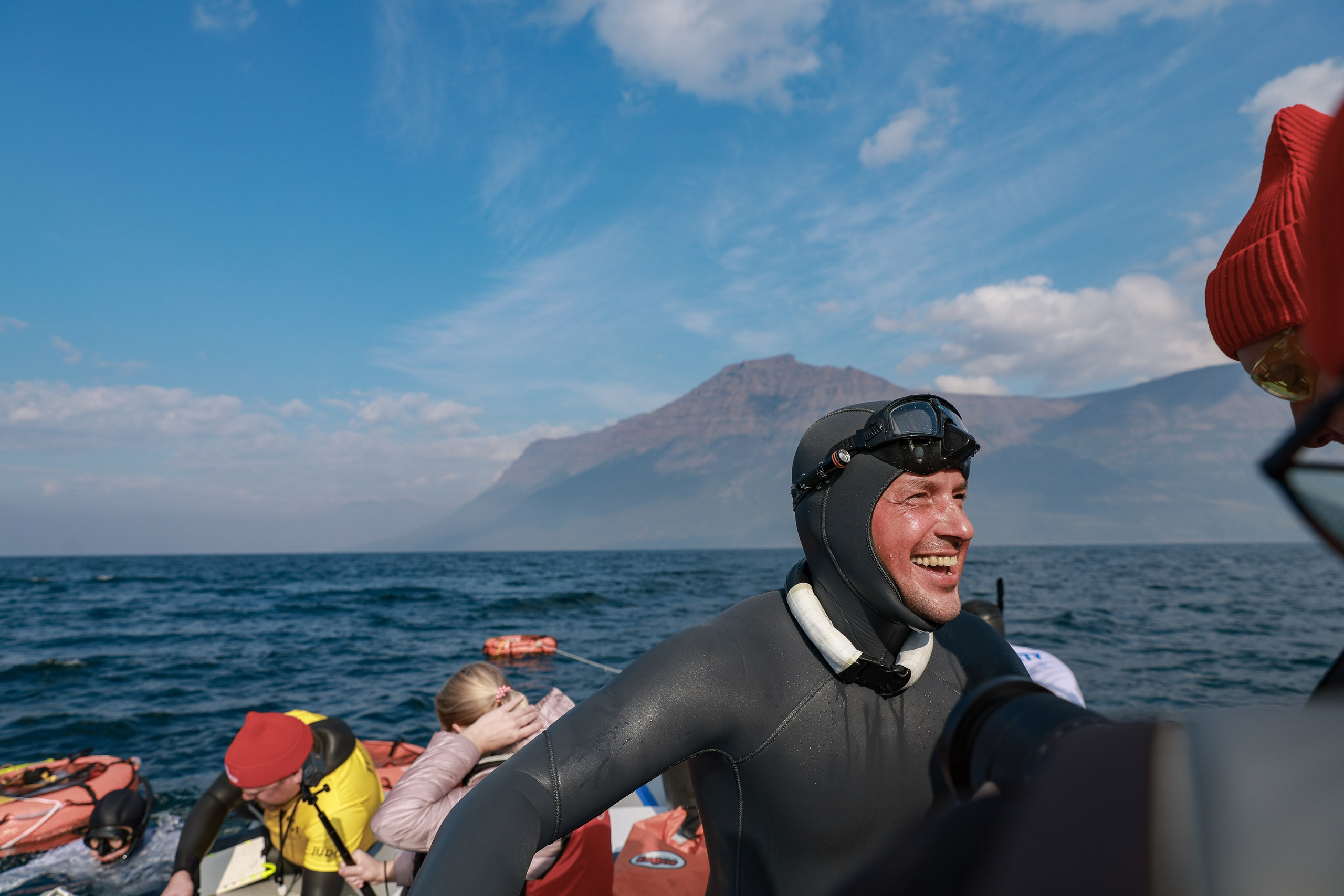 Фестиваль по фридайвингу «Глубина Путорана». Спортивный репортажный фотограф Казань Нафис Сиразетдинов