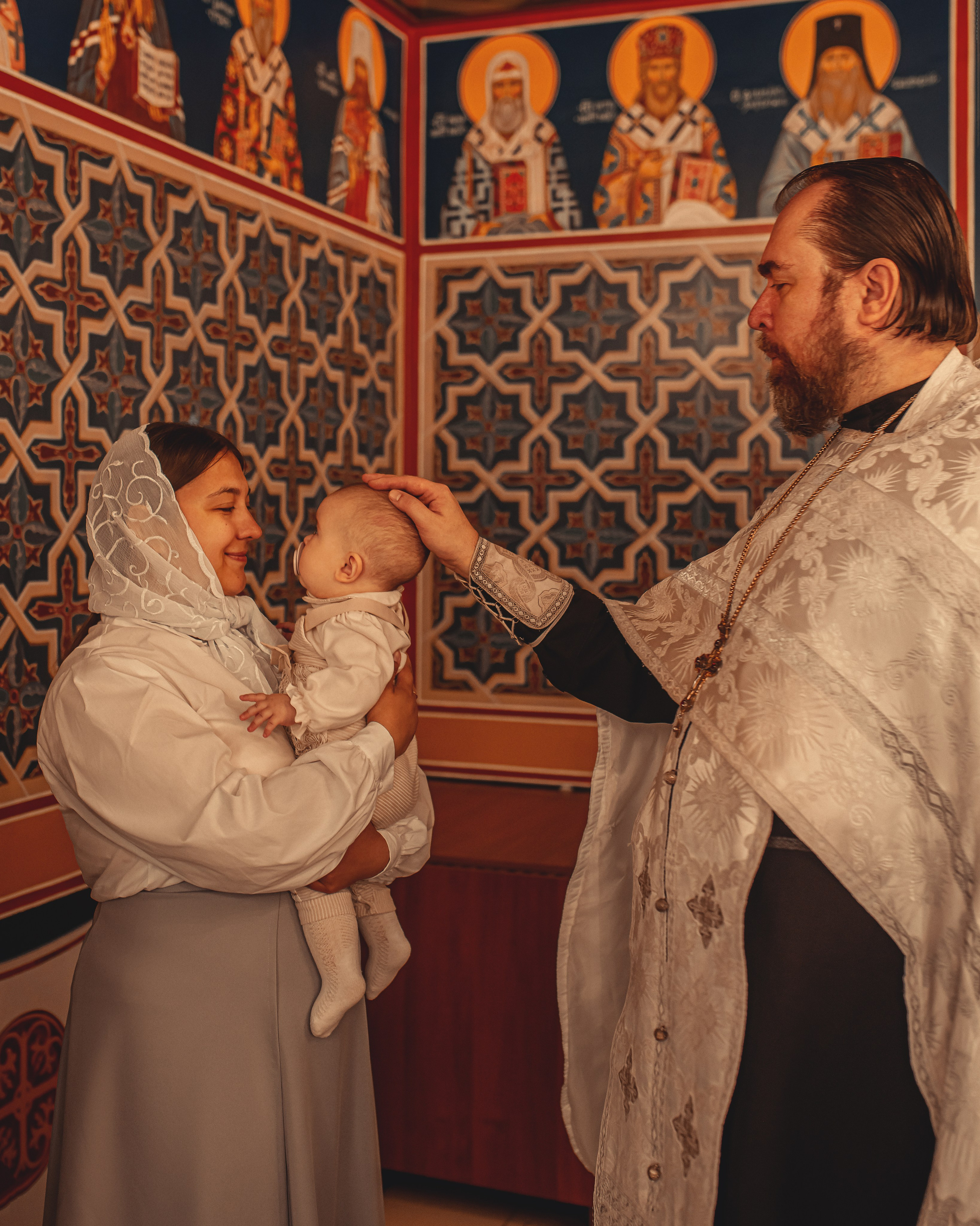 Таинство Крещения Александры. Фотограф Таинств Крещения и Венчания в г. Курске