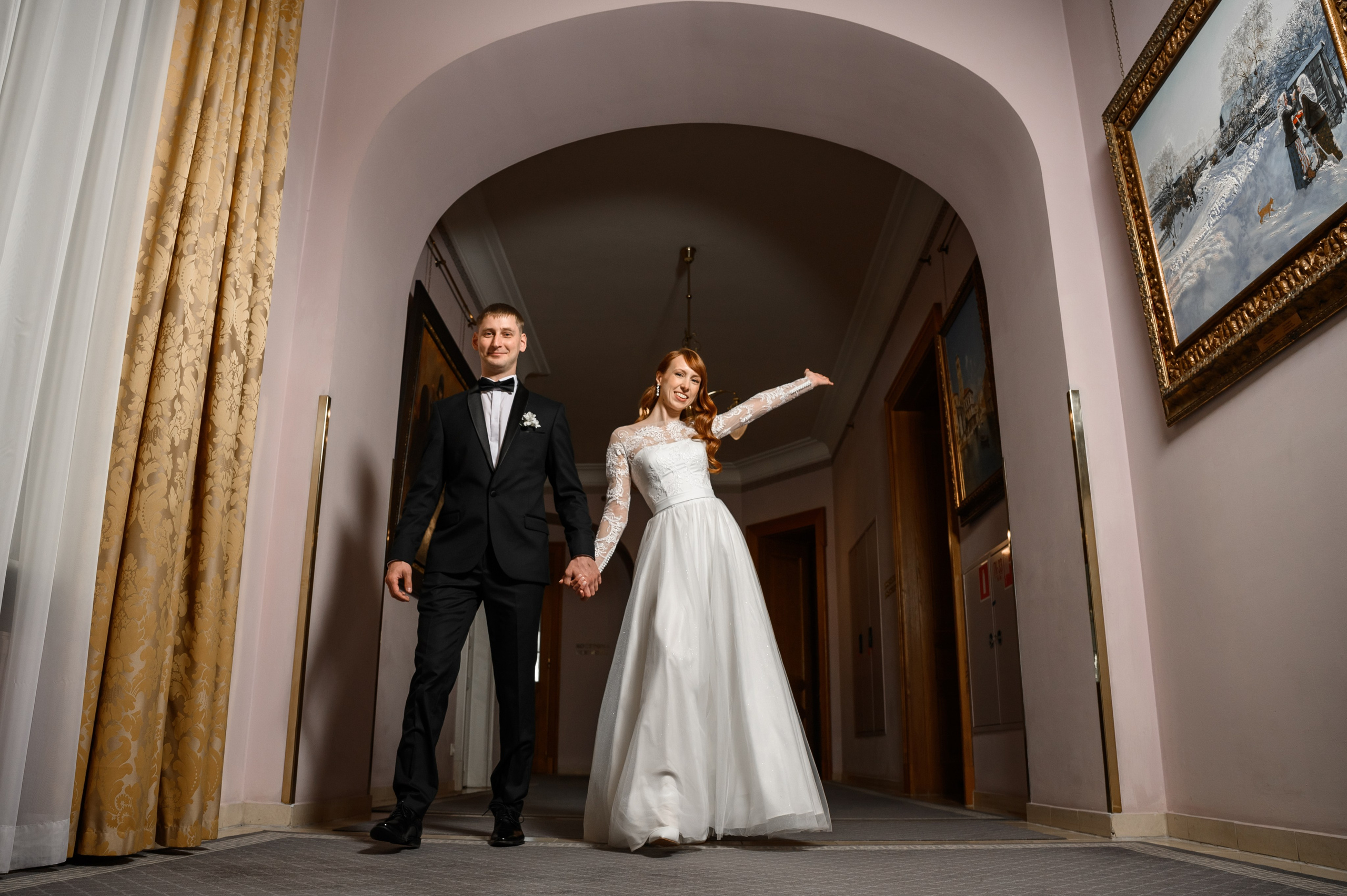 Регистрация брака в гостинице Националь. Свадебный фотограф Москва Юрий Кульман