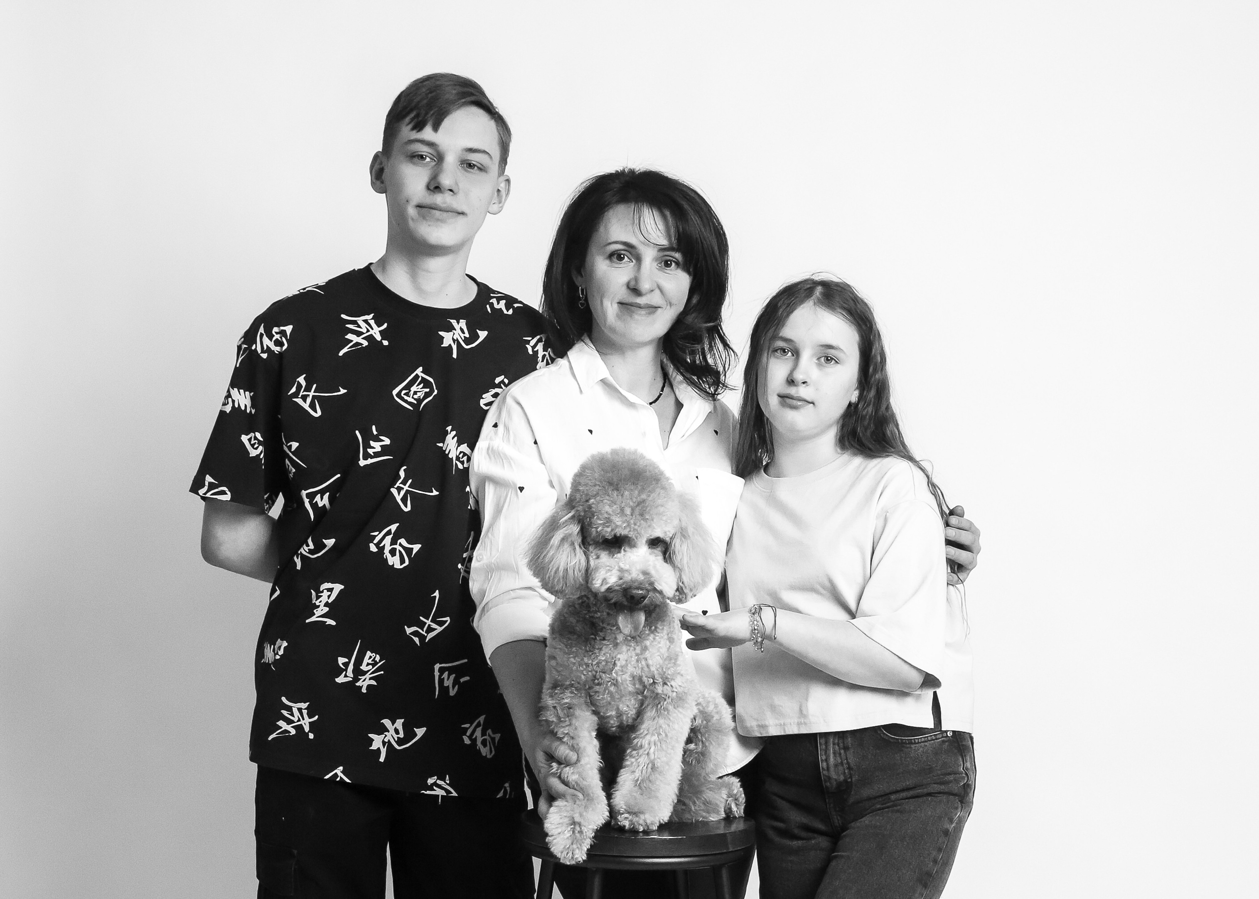 Собака тоже член семьи. Фотостудия Автопортретная № 2 в Ижевске