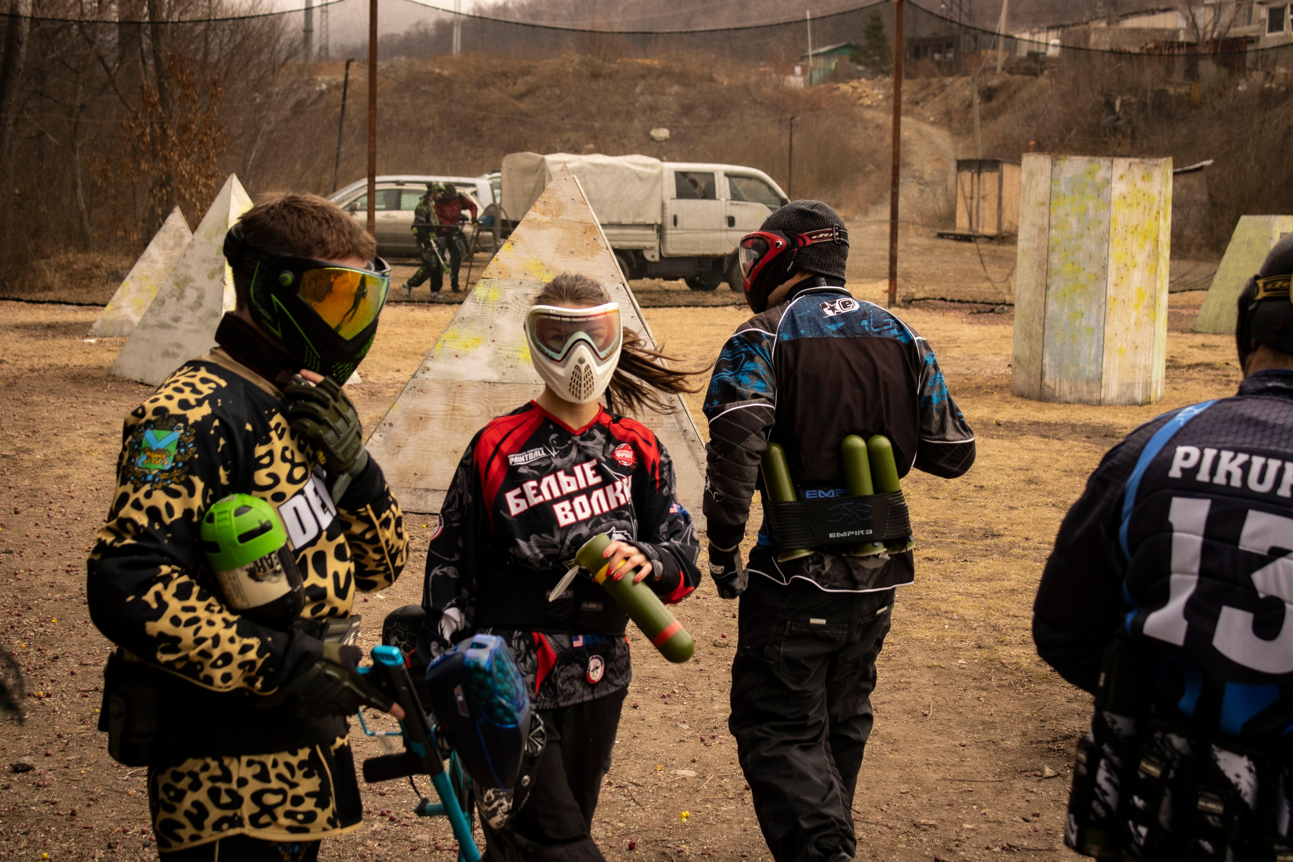 Турнир на кубок Федерации пейнтбола 6 апреля 2024 г. Фотограф г. Владивосток