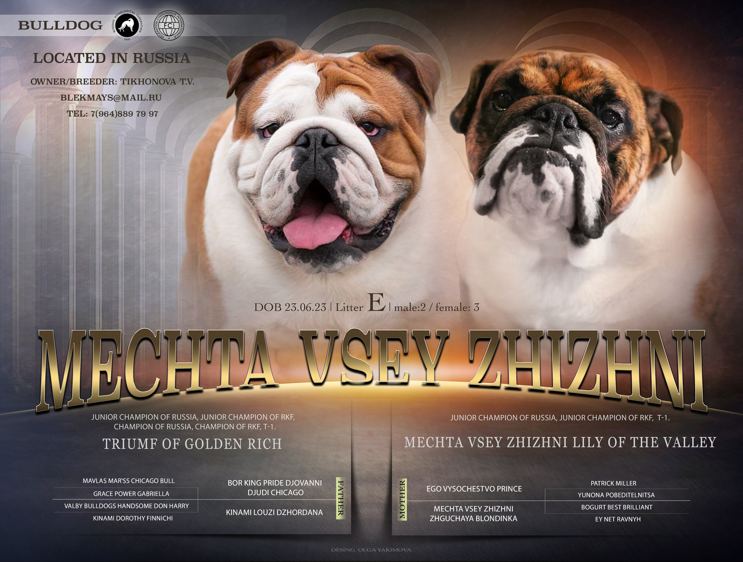 Animal presentation. Фотограф