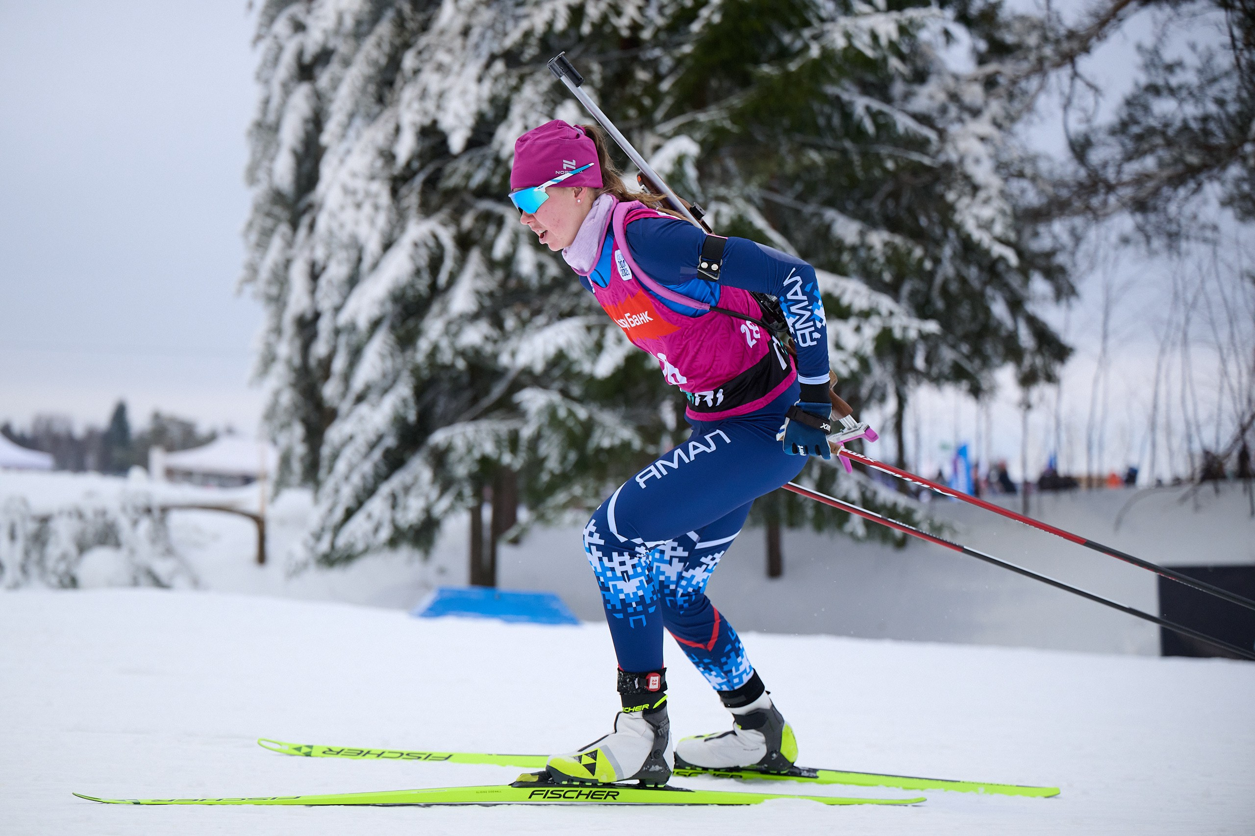 Биатлон. Чемпионат России — 2024/2025, 3-й этап, Ижевск. Ижевская винтовка. Спортивный репортажный фотограф в Ижевске Сергей Мерзляков