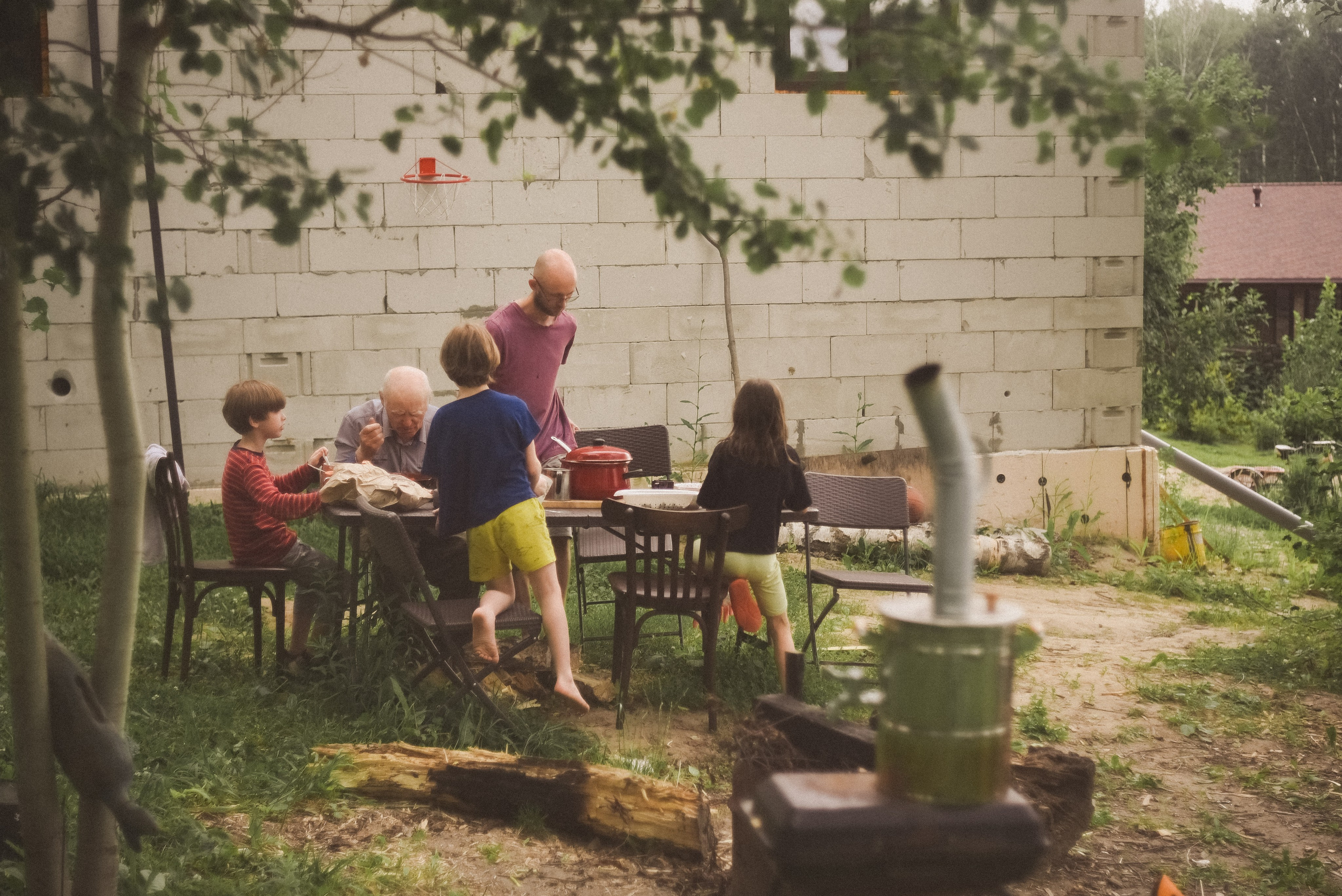 Ванна на костре. Детский и семейный фотограф в Новосибирске Саша Дорошенко