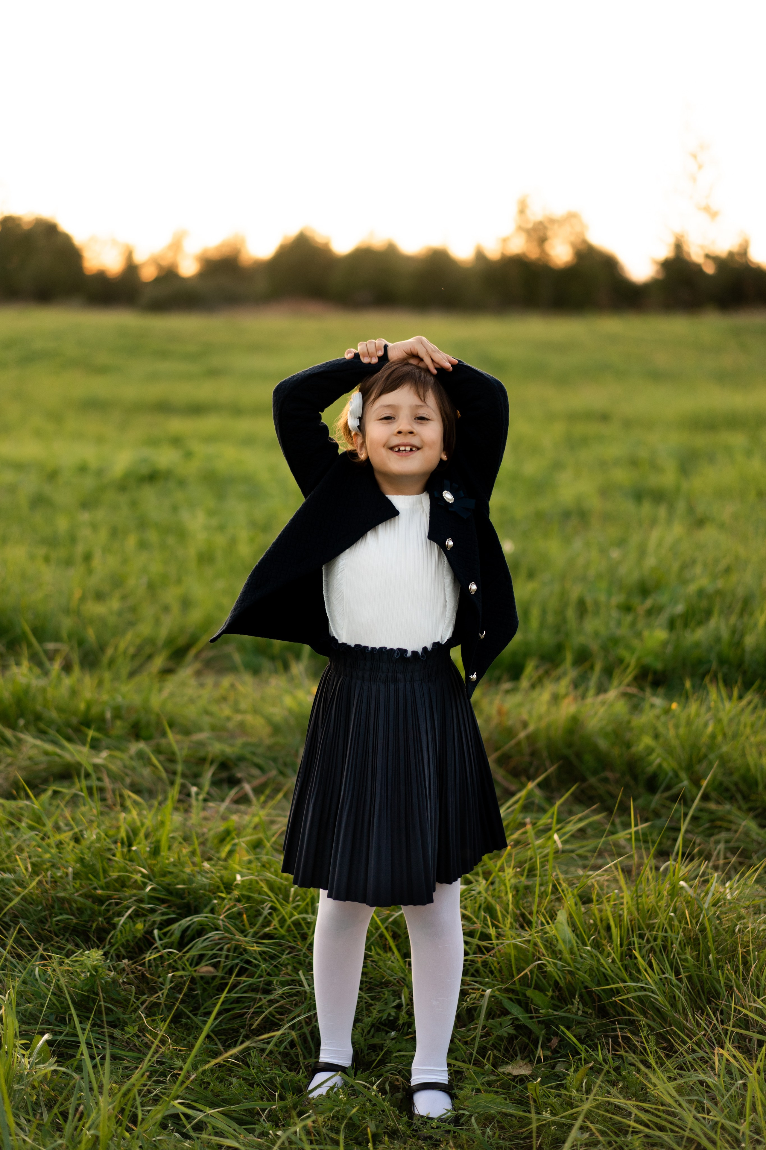 Майя. Первый раз в 1 класс. Семейный и детский фотограф в Санкт-Петербурге Дарина Герчиу