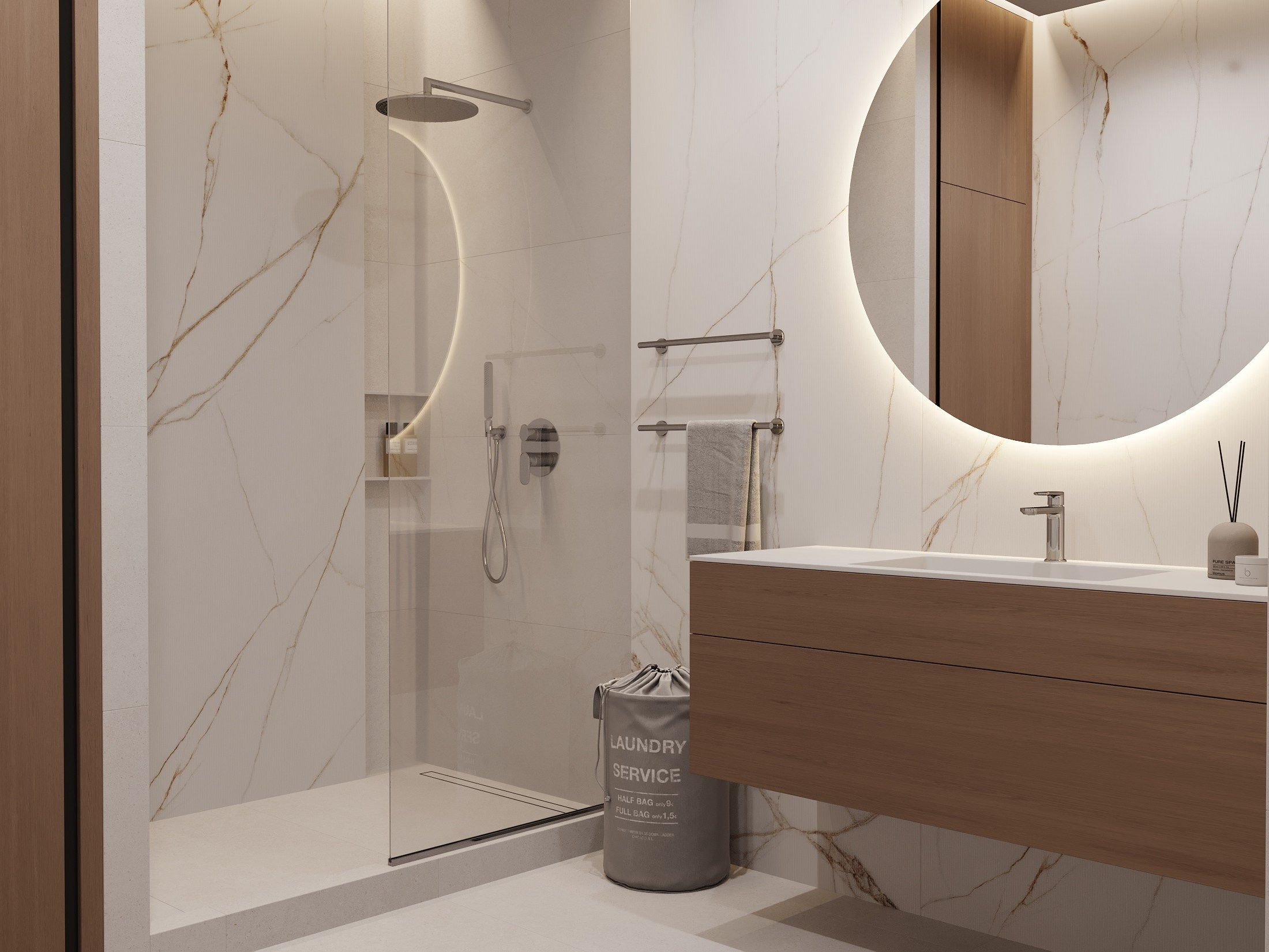 ЖК Аквамарин 112.6 кв.м. Дизайнер интерьера и 3D визуализатор Ванчугова Ольга