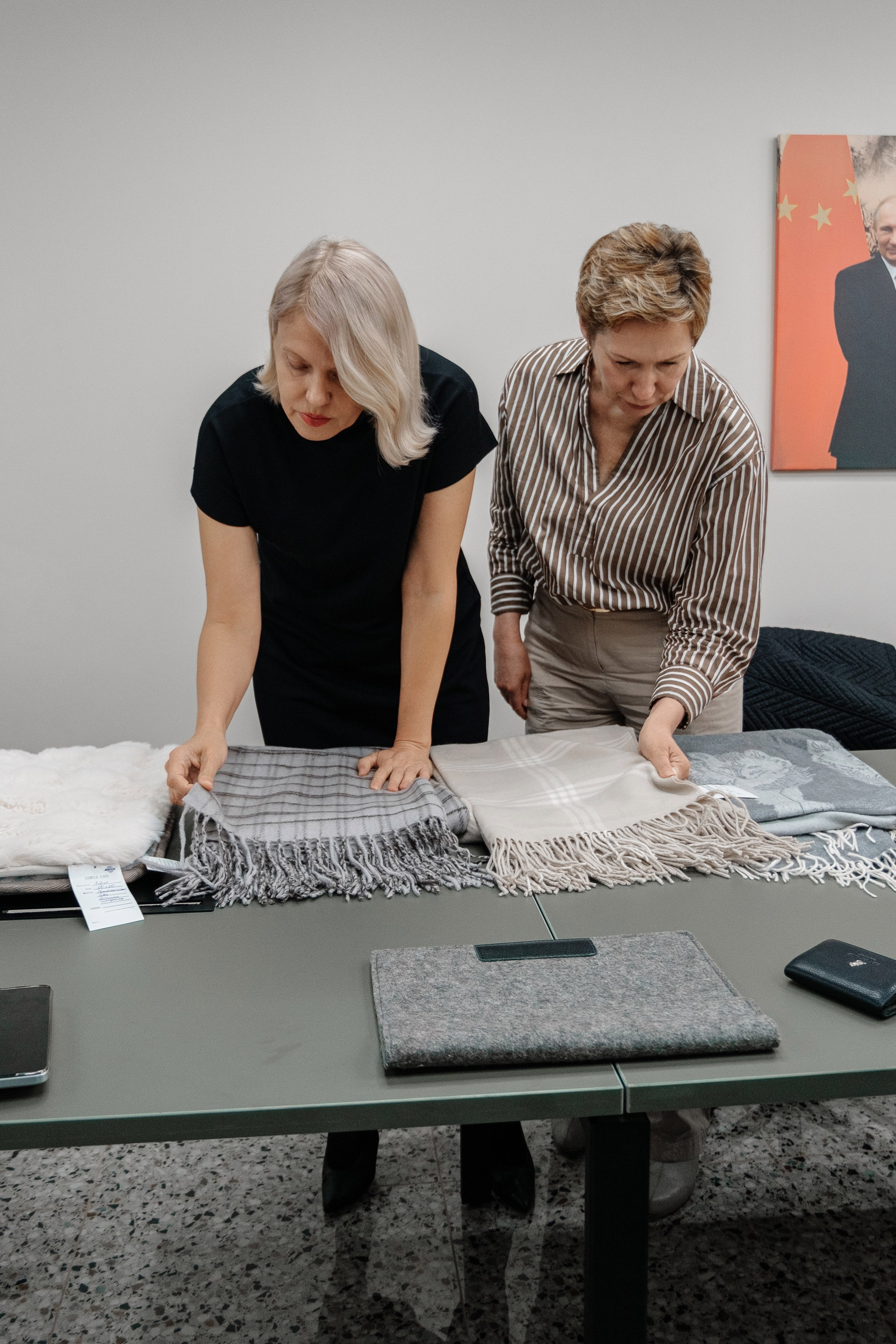 Делегация Китая в Ивановской текстильной компании