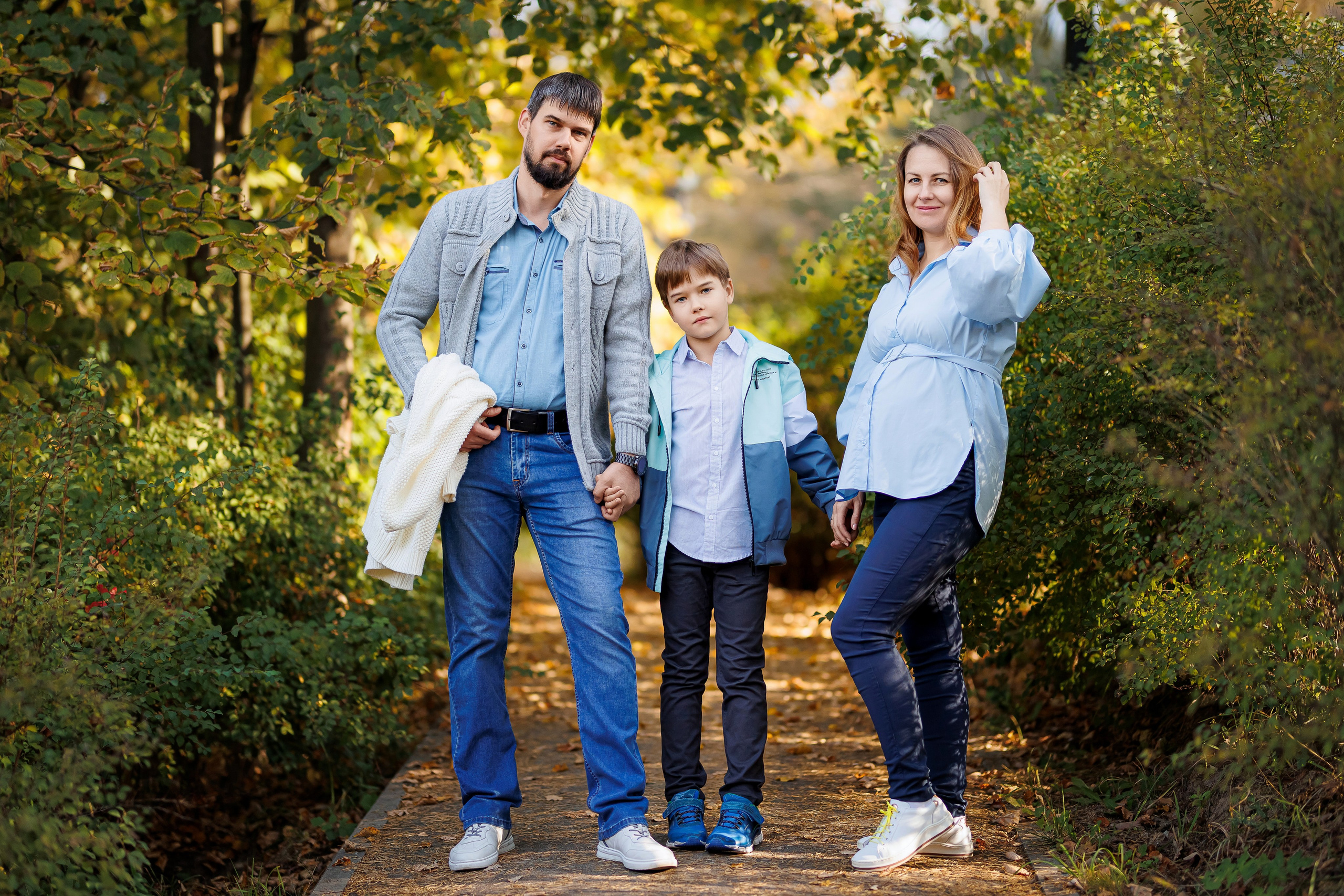 Екатерина, Алексей и Глеб, «В ожидании». Семейный и детский фотограф Комина Елена, Власиха, Одинцово