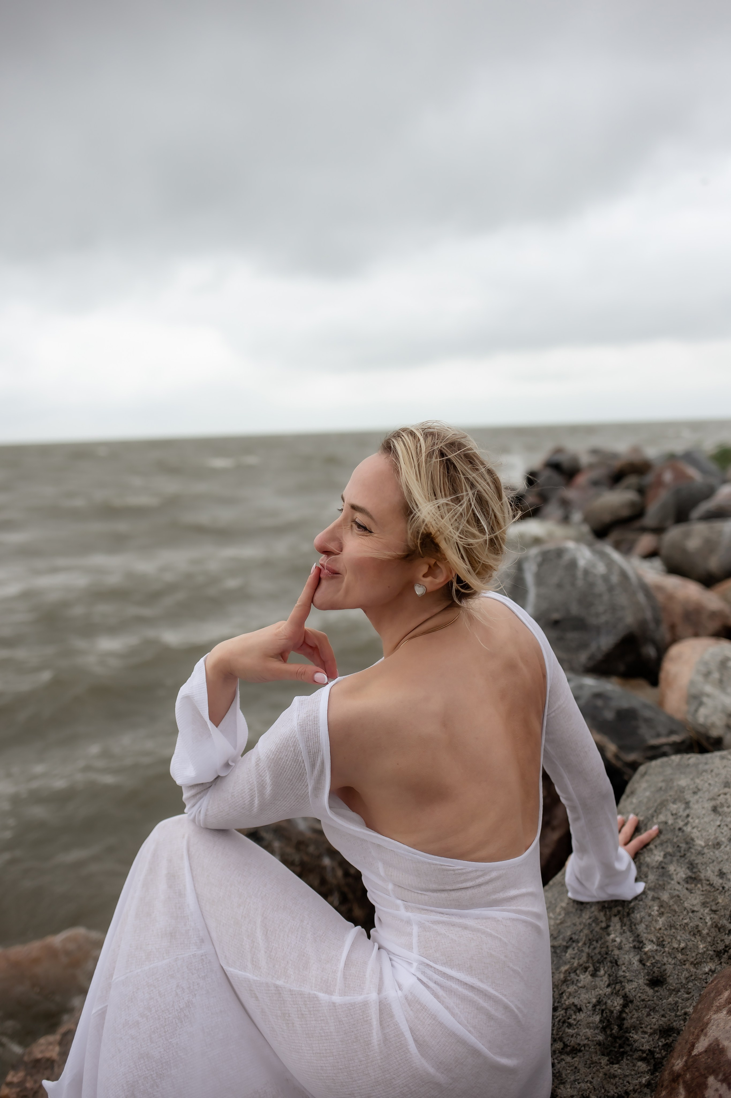 Катя. Маяк в Заливино. Фотограф в Калининграде Решетникова Алина