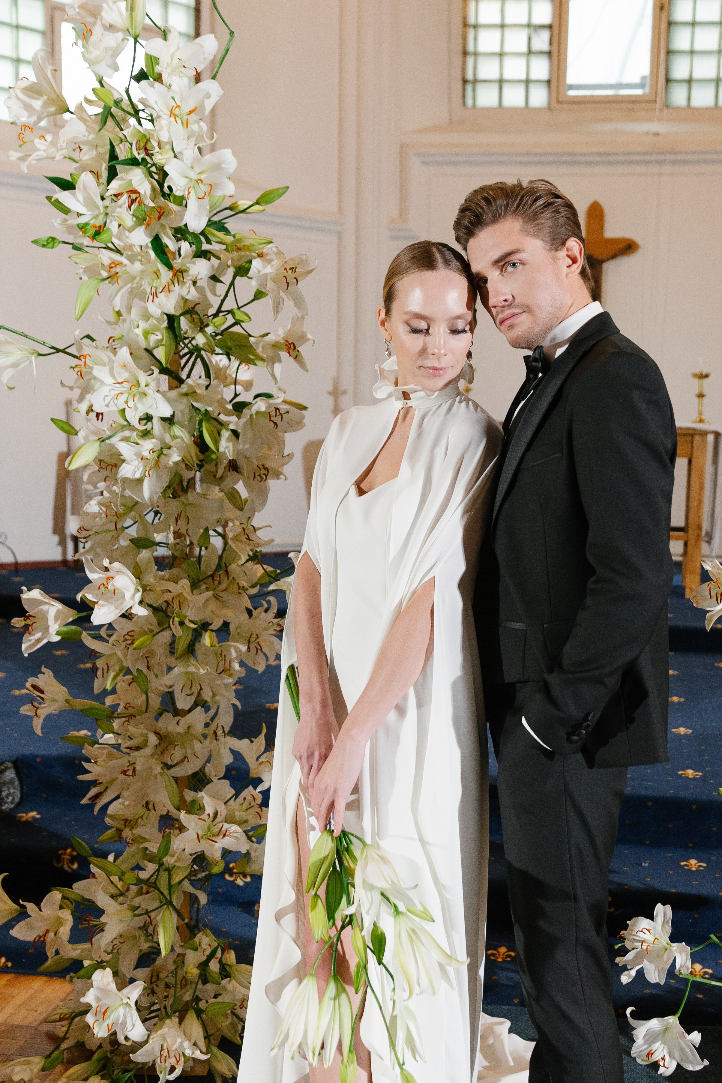 Съёмка в католической церкви. Свадебный фотограф Полина Панина