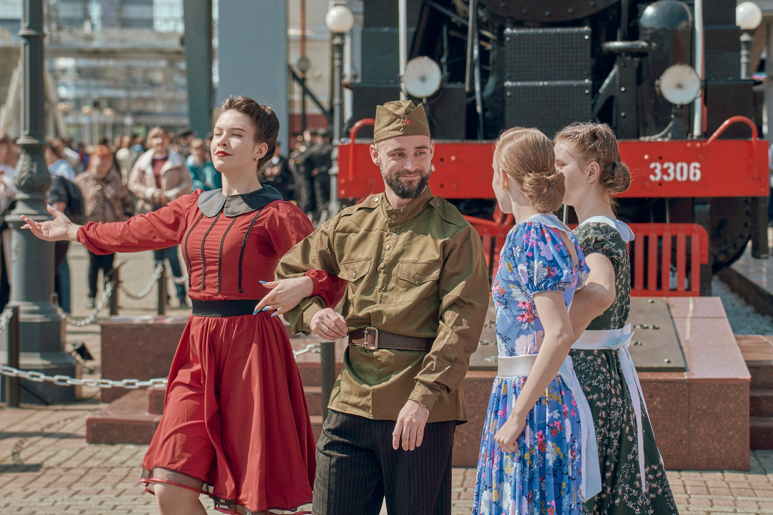 Поезд Победы!. Фотограф во Владивостоке