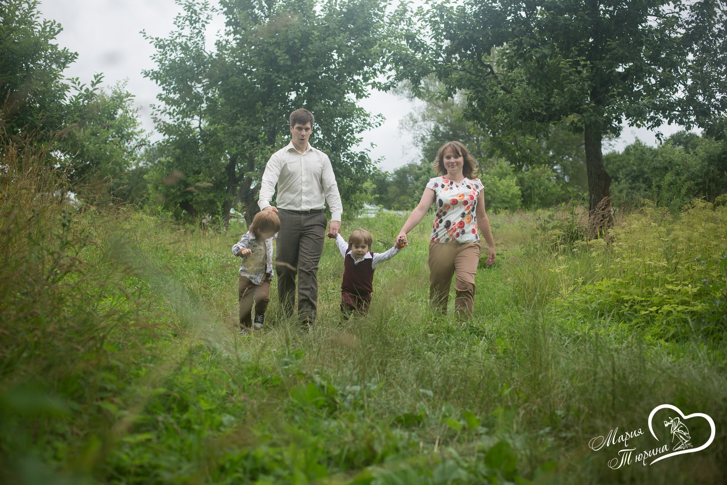 Семейная прогулка. Свадебная фотосъёмка в Москве, Туле