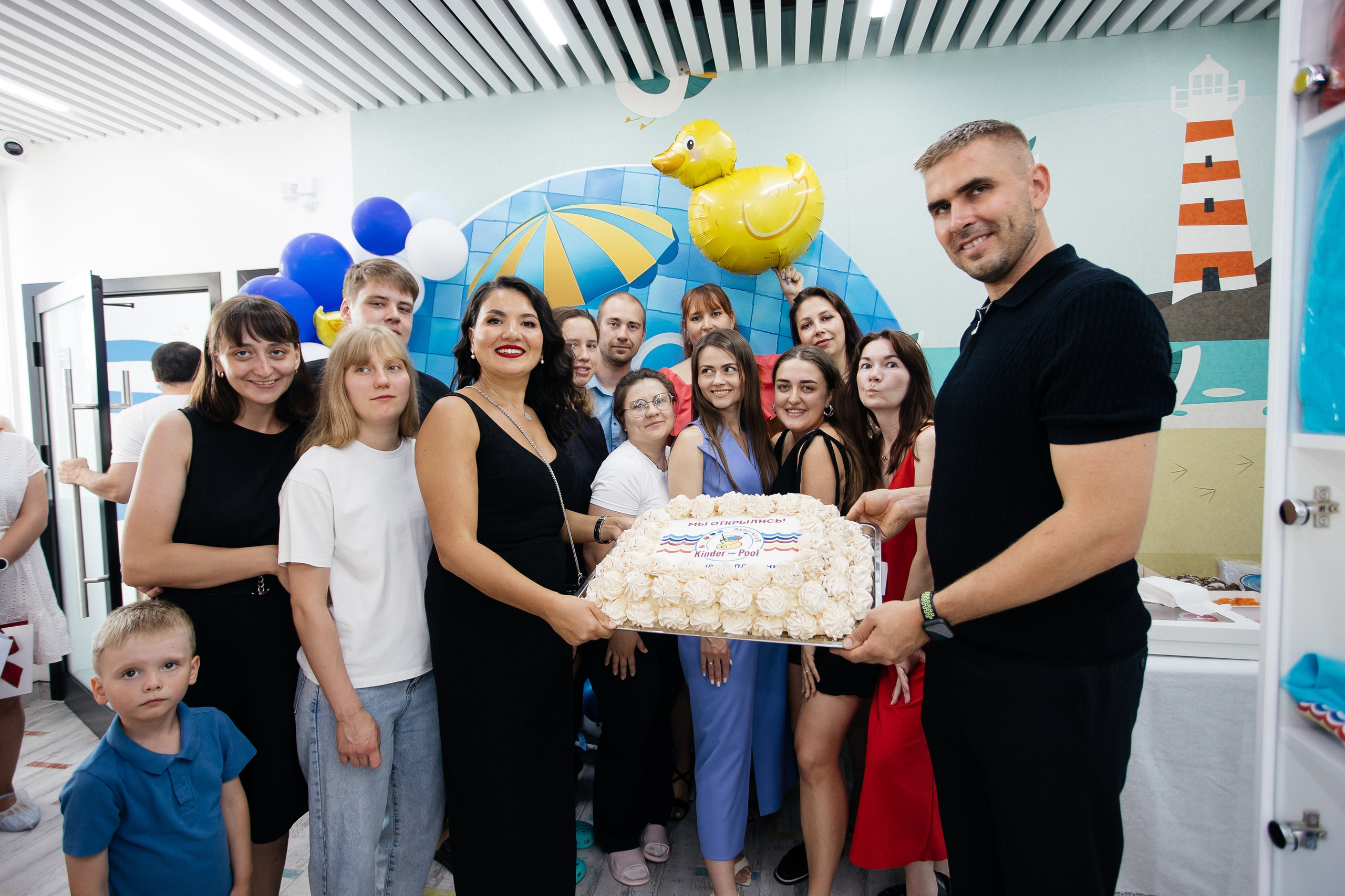 Открытие бассейна. Фотограф в Иркутске