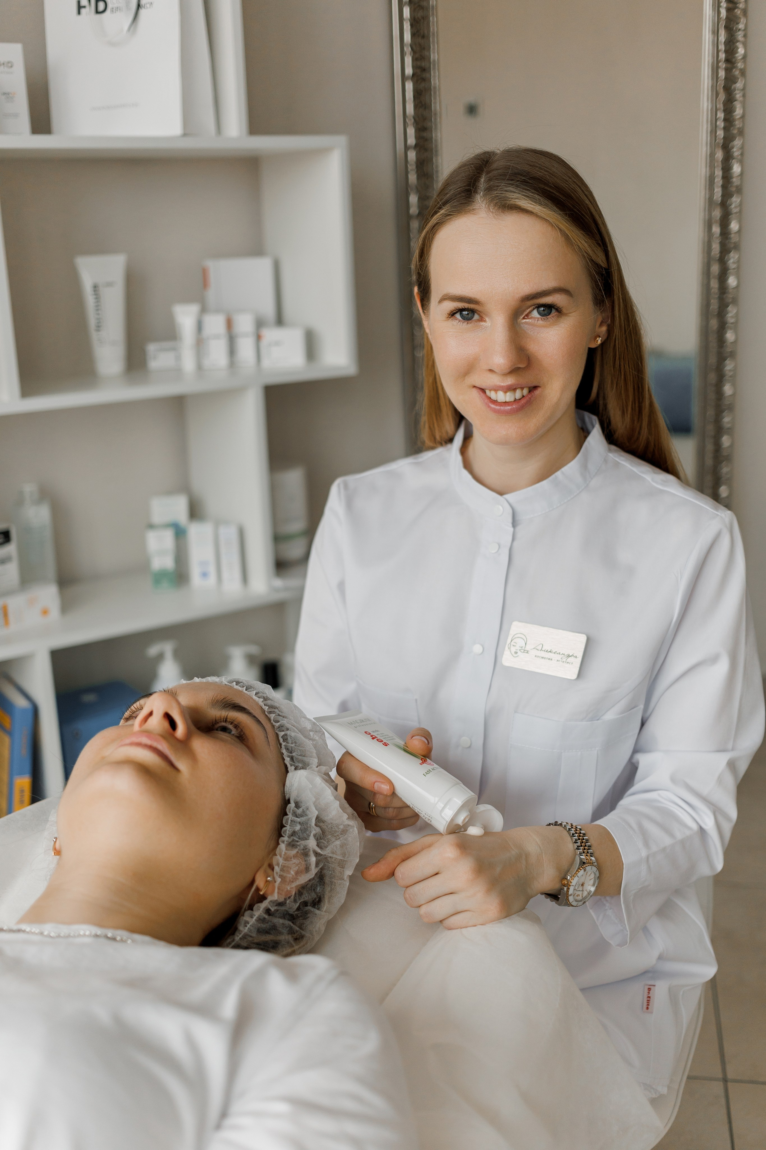 Контентная съёмка в кабинете косметолога. КОНТЕНТ ФОТОГРАФ