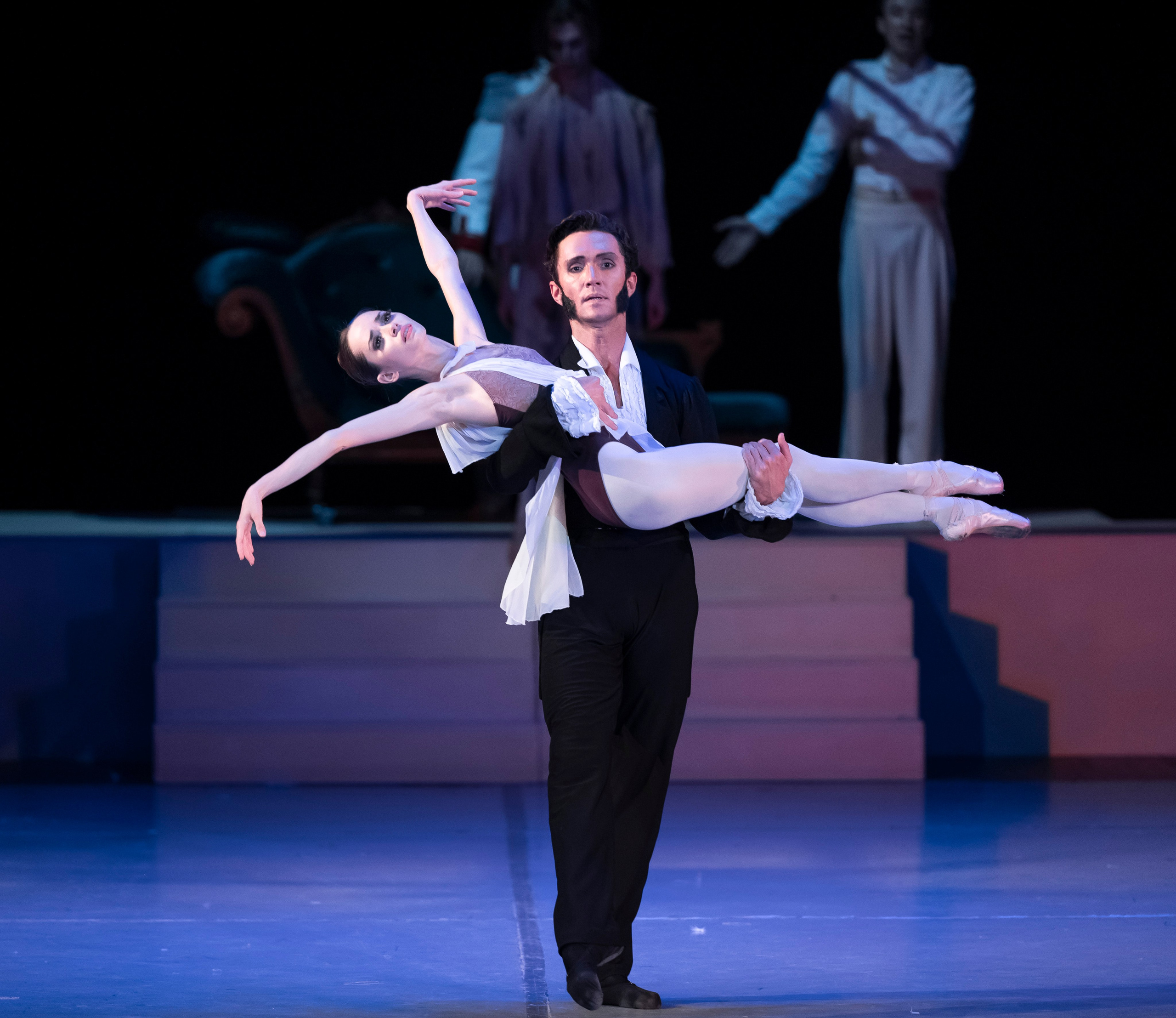 Сценическая репетиция «Пушкин. Сны после жизни» — балет Касатконой и Василёва. Балетный фотограф Москва Майоров Николай