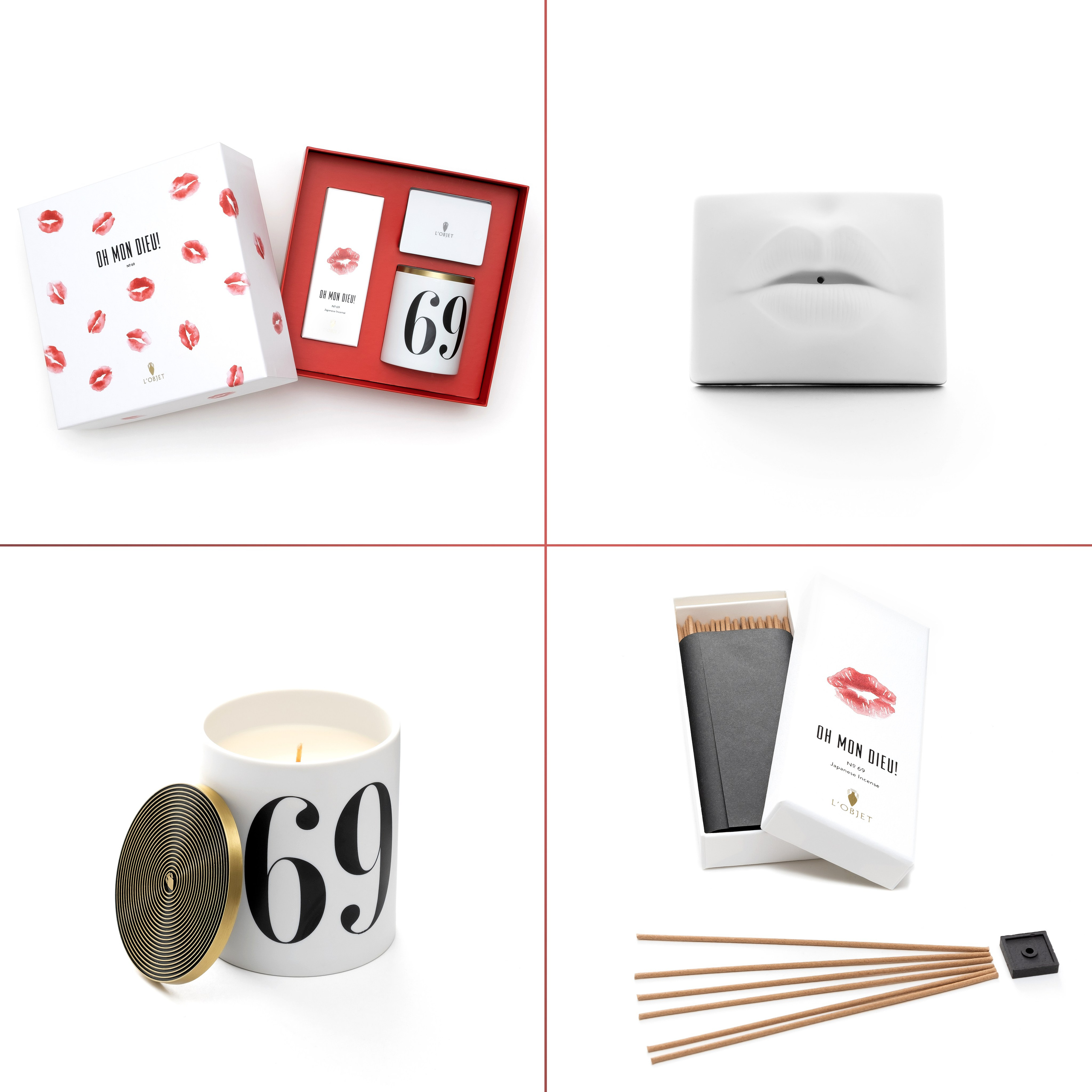 Предметная фотосъёмка подарочного набора на белом фоне для карточки товара