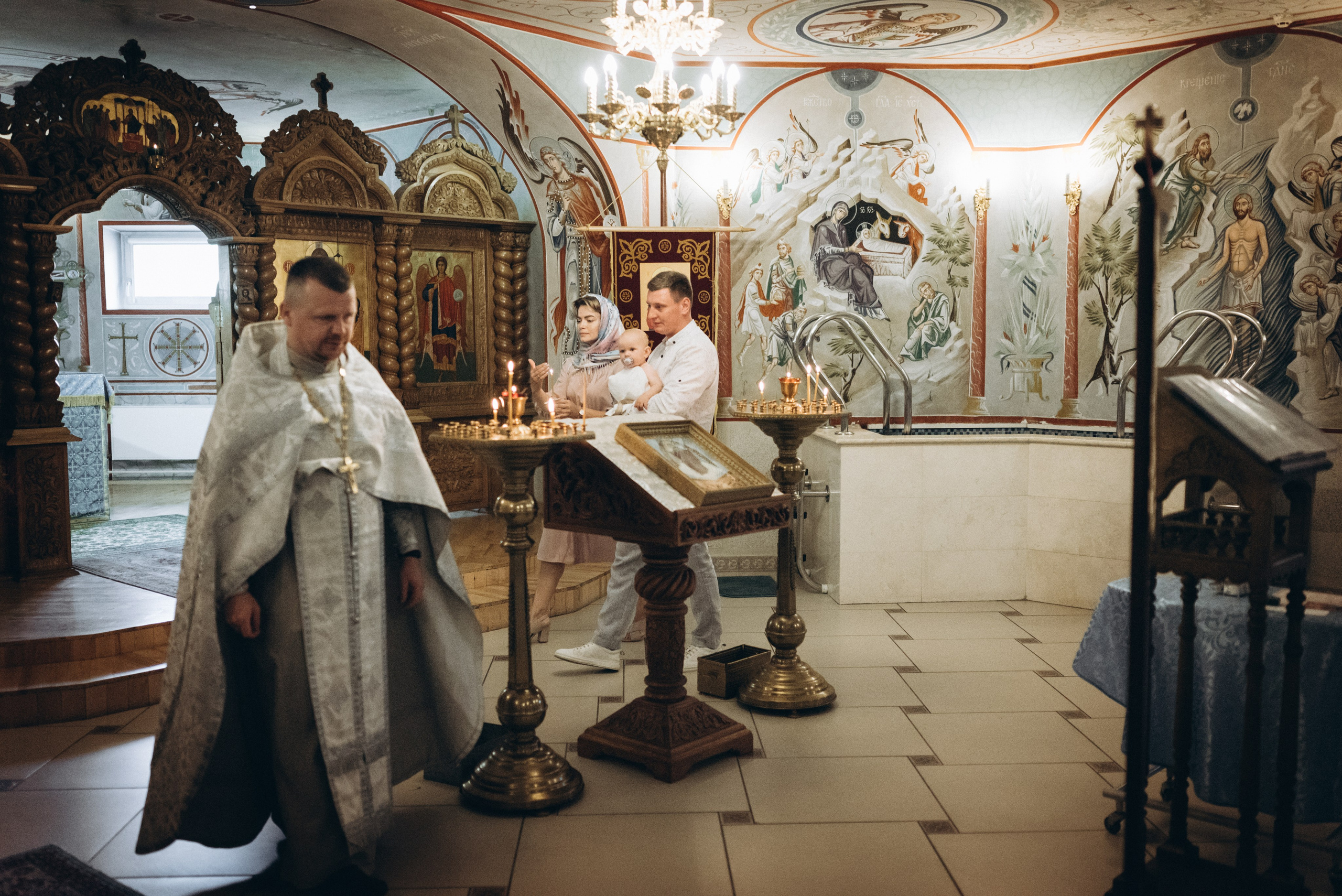 Крещение Василины (Храм Праведной Софии Слуцкой). Семейный фотограф в Минске Дарья Дреко