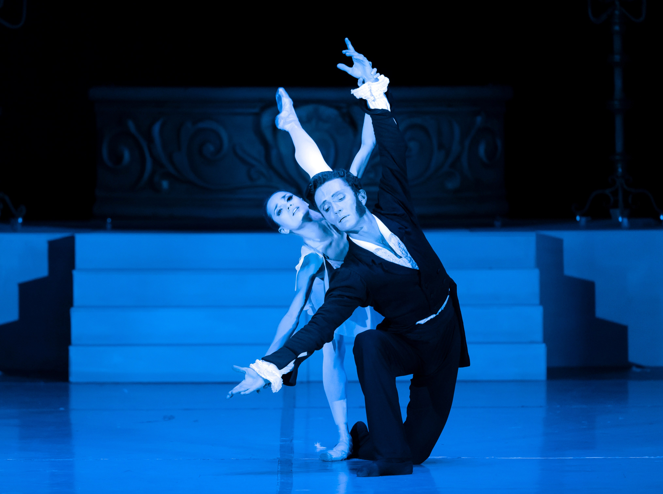 Сценическая репетиция «Пушкин. Сны после жизни» — балет Касатконой и Василёва. Балетный фотограф Москва Майоров Николай