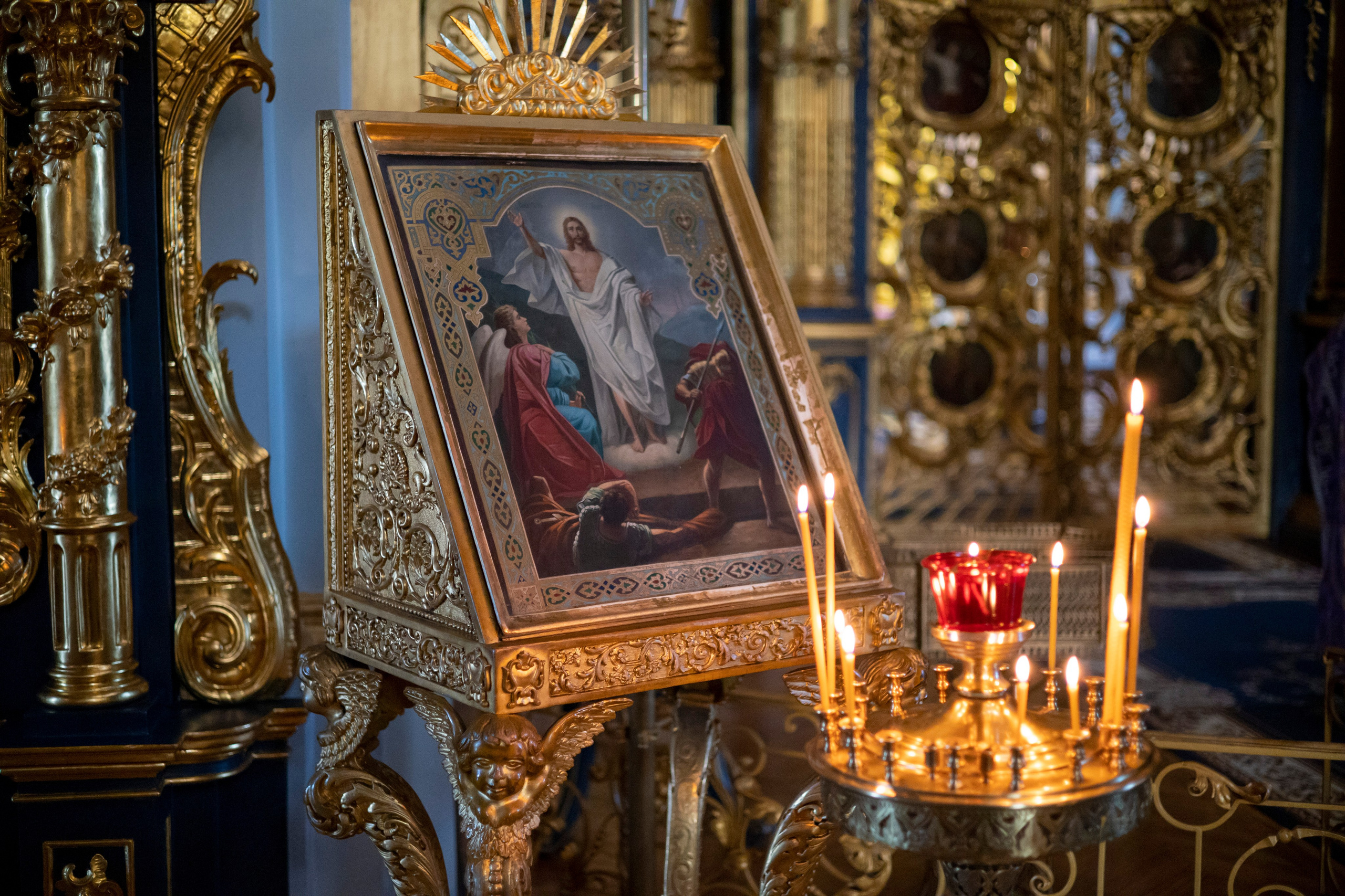 ВСЕНОЩНОЕ БДЕНИЕ С ЧИНОМ ИЗНЕСЕНИЯ ЧЕСТНОГО И ЖИВОТВОРЯЩЕГО КРЕСТА ГОСПОДНЯ. НИКОЛО-БОГОЯВЛЕНСКИЙ МОРСКОЙ СОБОР