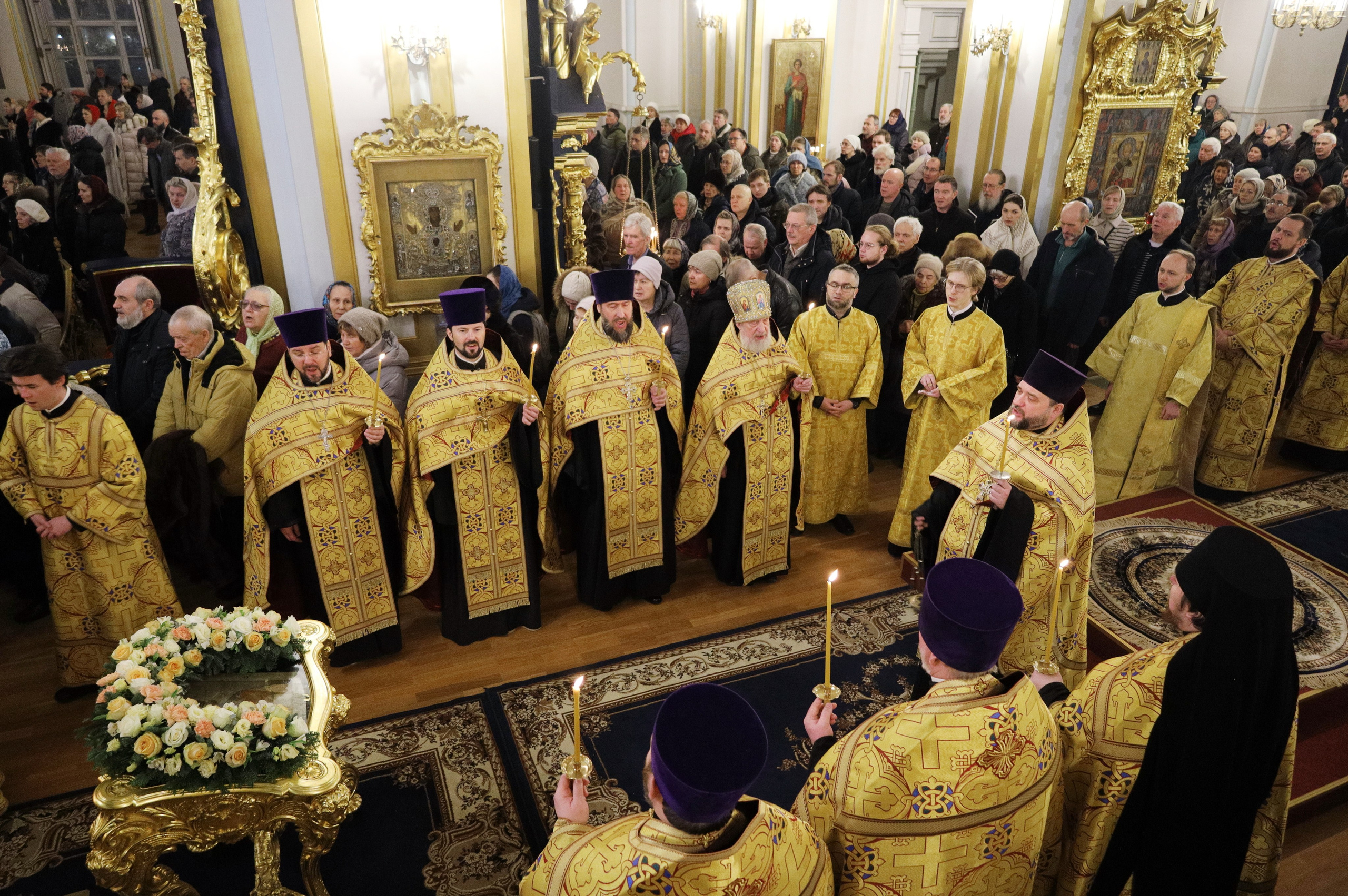 СЛУЖЕНИЕ В КАНУН ДНЯ ПАМЯТИ СВЯТИТЕЛЯ НИКОЛАЯ ЧУДОТВОРЦА. НИКОЛО-БОГОЯВЛЕНСКИЙ МОРСКОЙ СОБОР