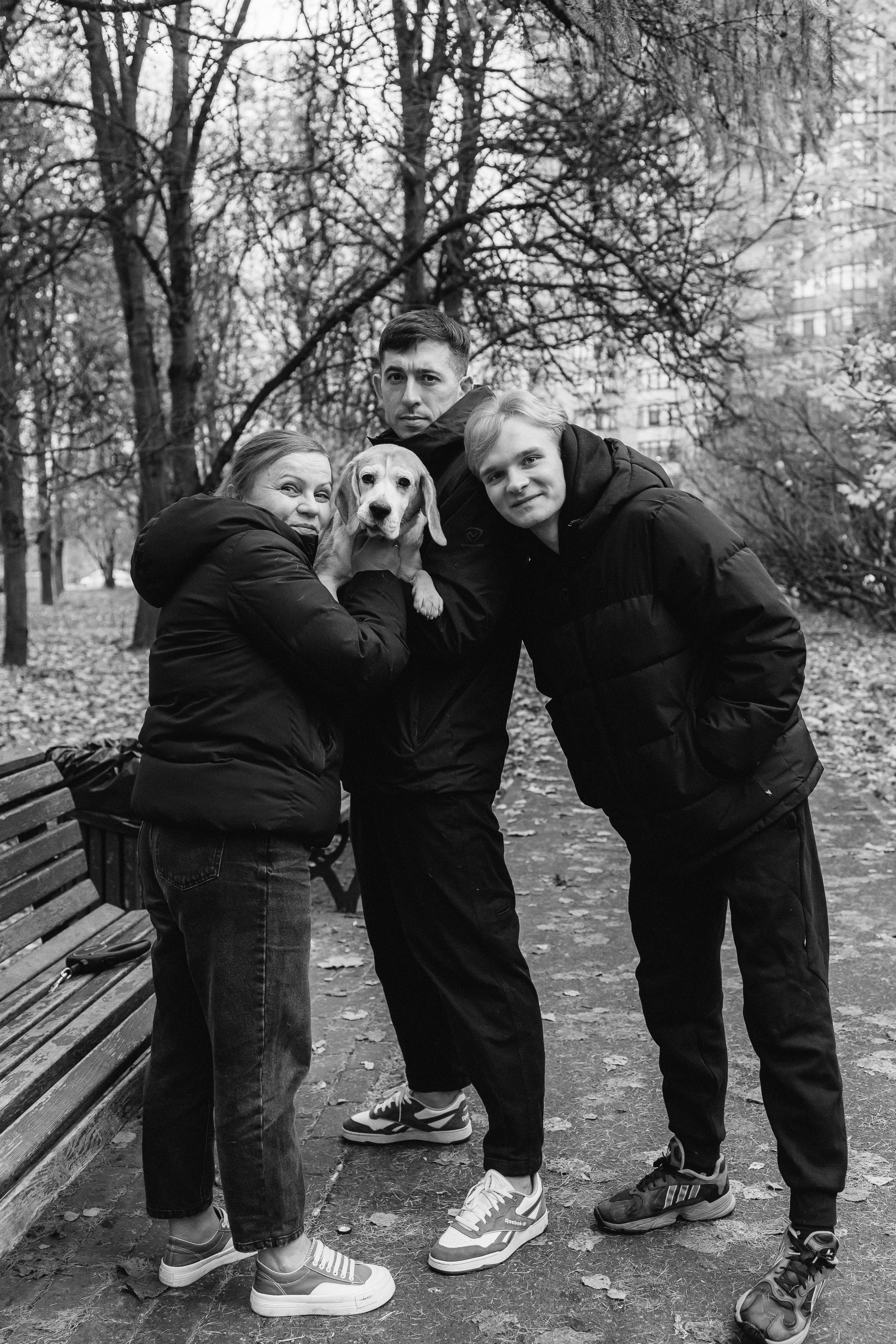 Семейная фотосессия с собакой. Семейный фотограф в Москве, Щелково, Фрязино _ Виктория Степанова