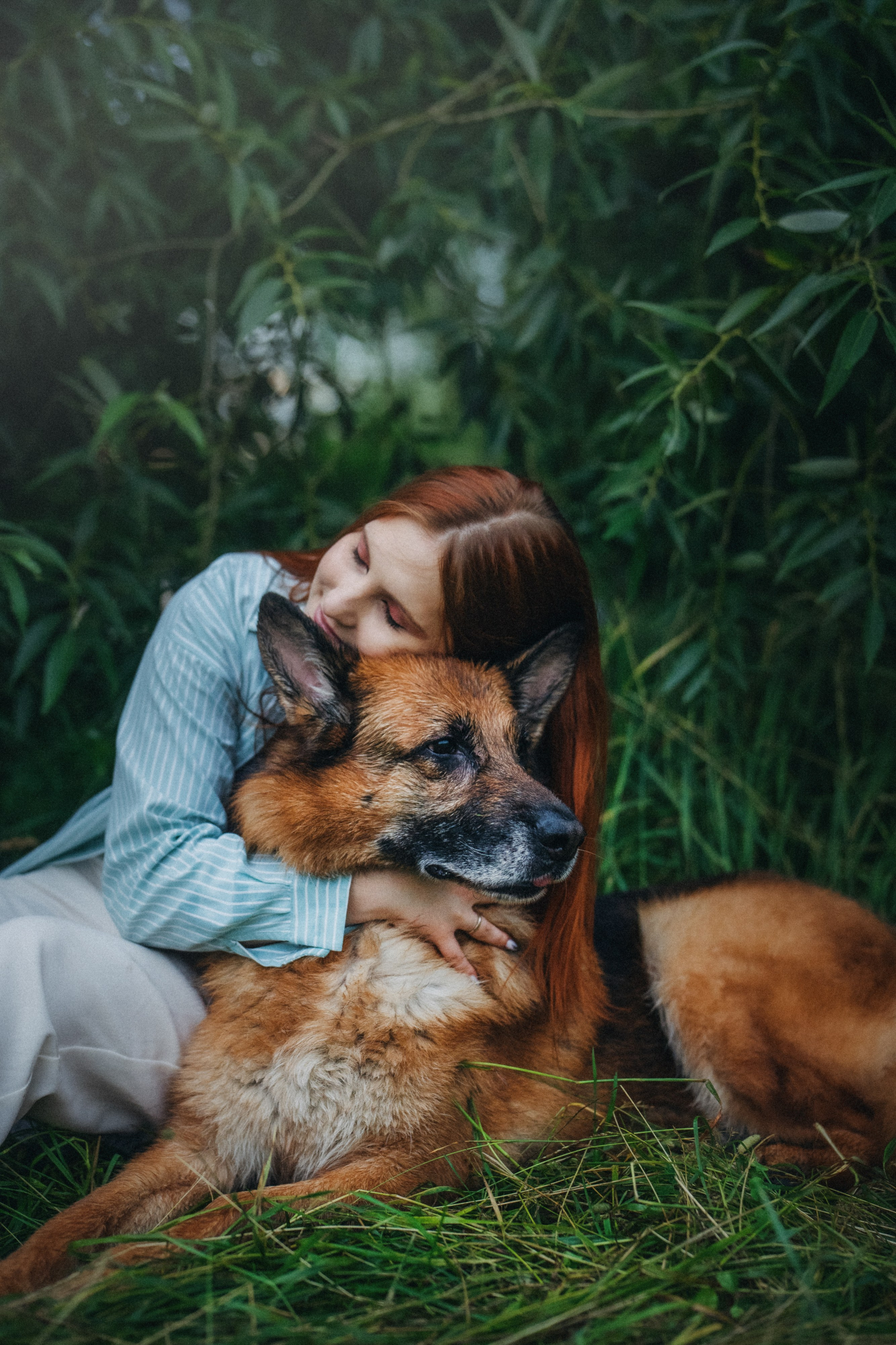 Вика и Фрея. Фотограф анималист в Москве и Санкт-Петербурге Свиридова Анна