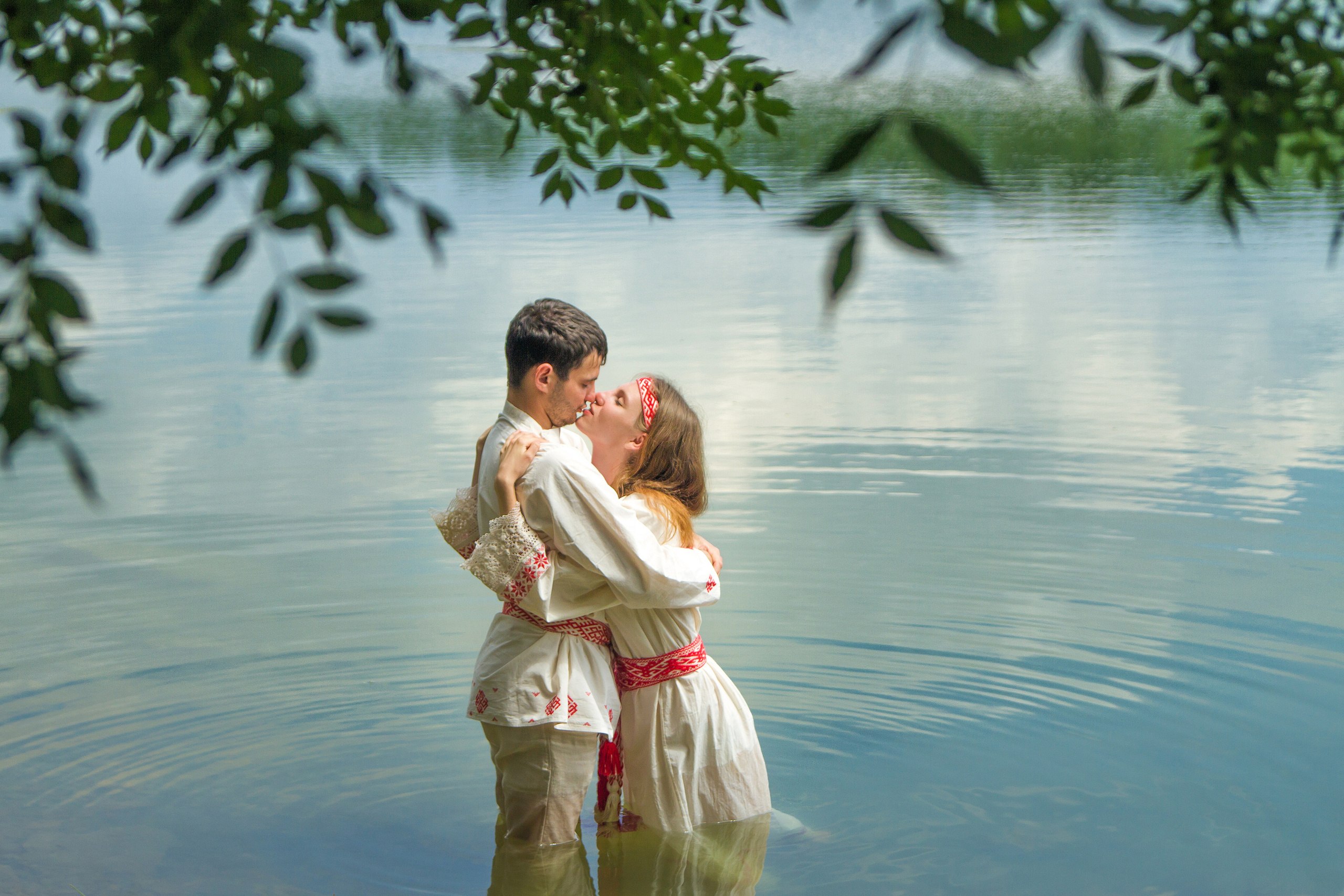 Дмитрий и Наташа, утро на озере. Фотограф в Сочи и Москве Полина Душенкова