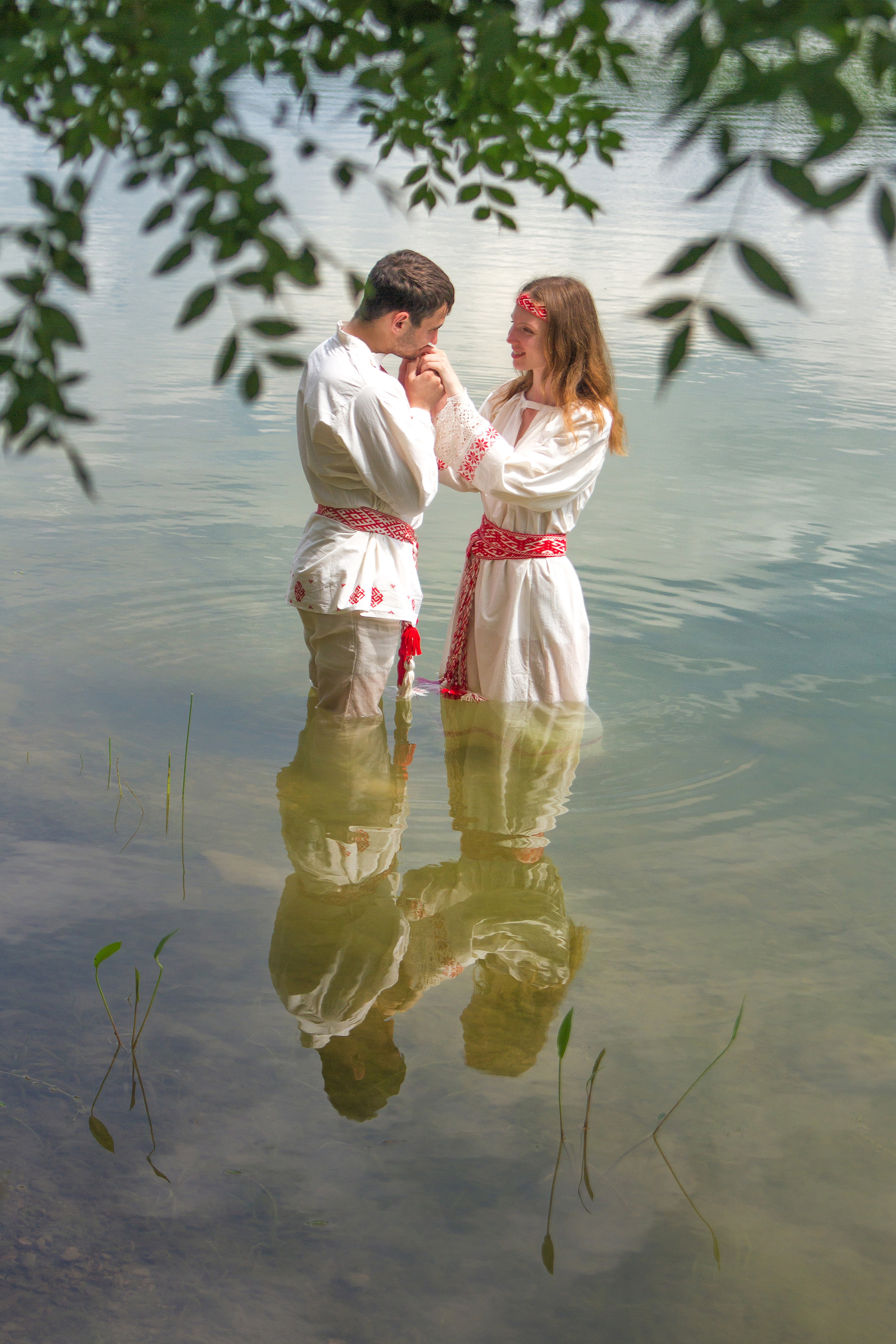 Дмитрий и Наташа, утро на озере. Фотограф в Сочи и Москве Полина Душенкова