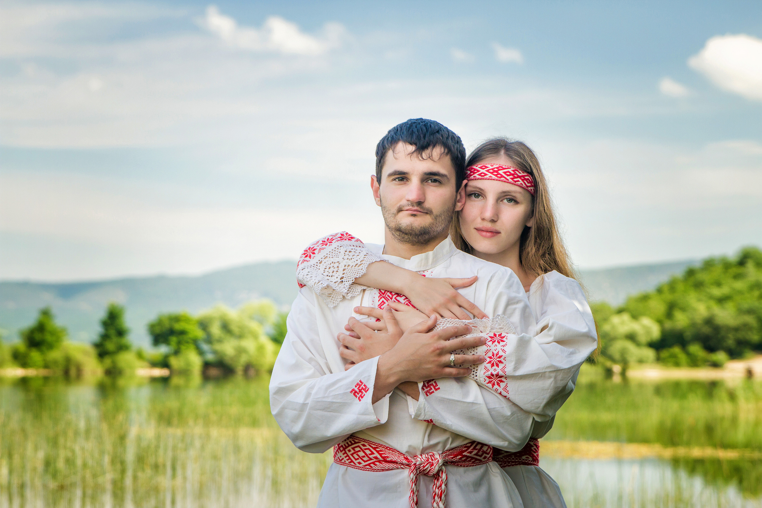 Дмитрий и Наташа, утро на озере. Фотограф в Сочи и Москве Полина Душенкова