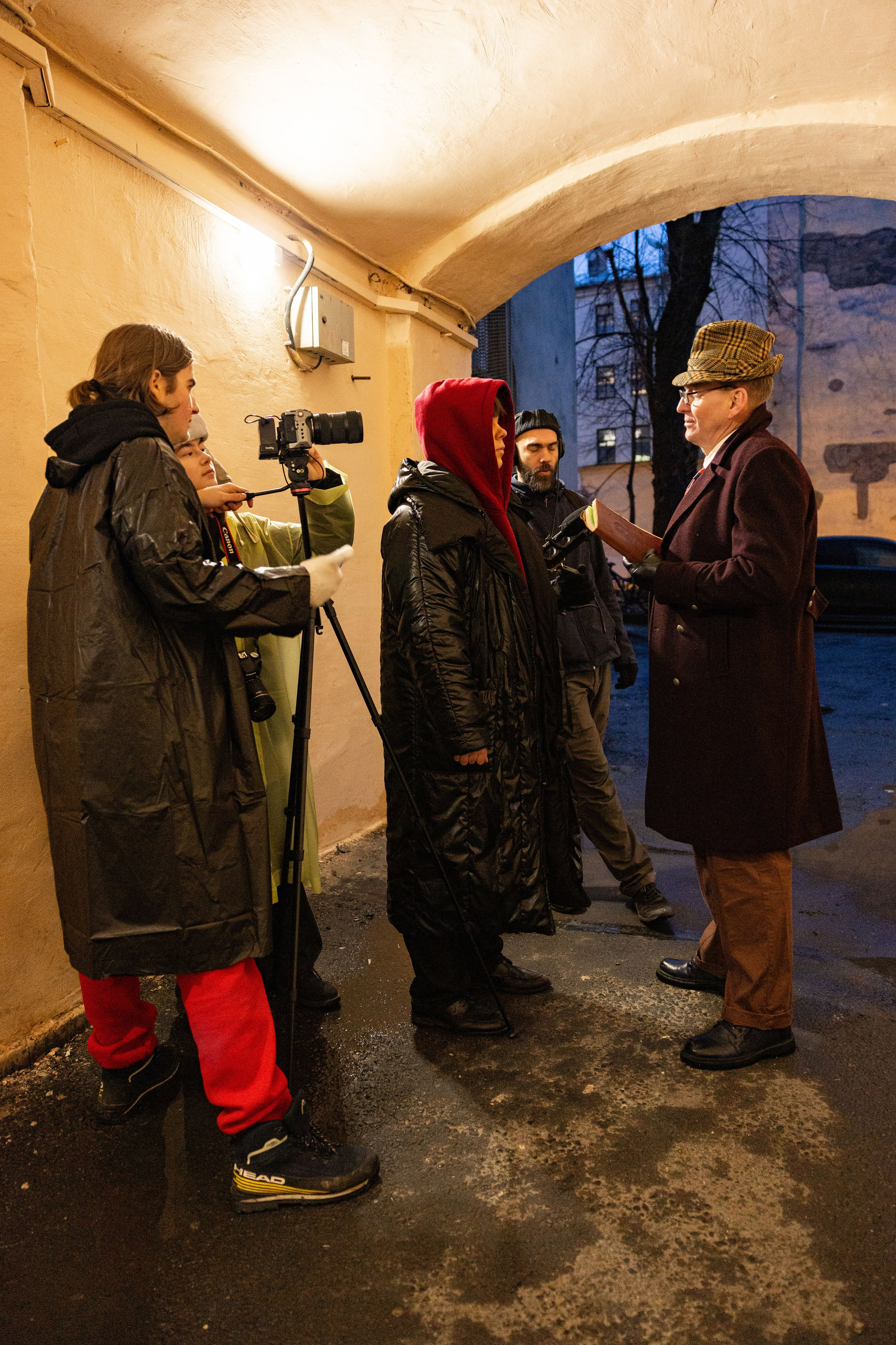 Киносъемка дипломного проекта Егора. Фотограф/видеограф в Санкт-Петербурге Динара Гольдина
